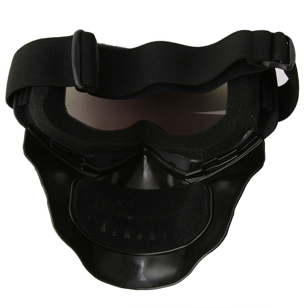 Abnehmbare Outdoor-motorradbrille, Helmmaske, Skisport-motorradrennbrille (farbig)