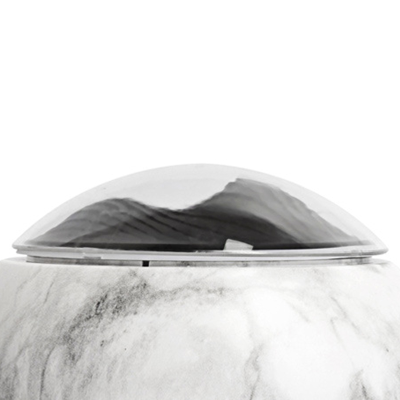 100-ml-aroma-diffusor, Geräuscharm, Stabil, Ansprechendes Design, Usb-aroma-luftbefeuchter Für Auto, Schlafzimmer, Marmoroptik