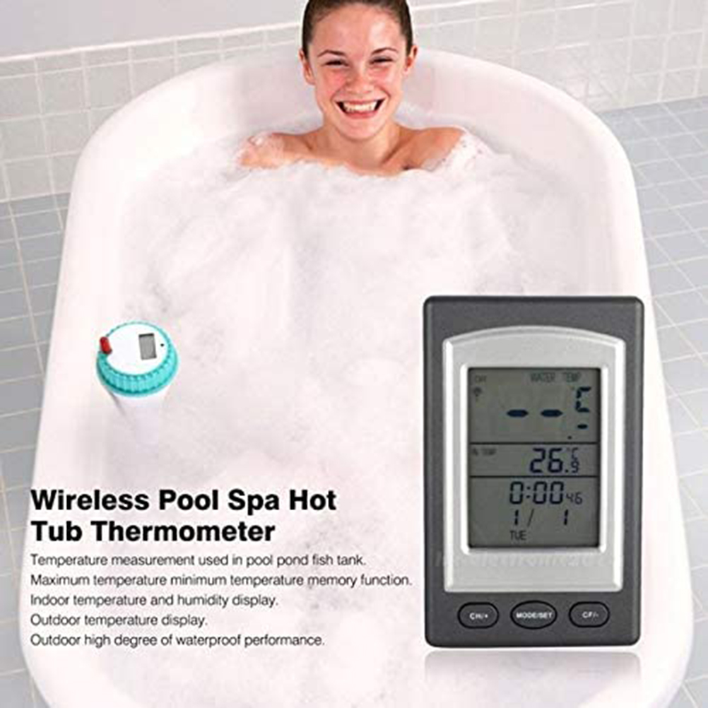 Kabelloses Poolthermometer, Schwimmendes Wasserthermometer Für Whirlpools Im Innen- Und Außenbereich