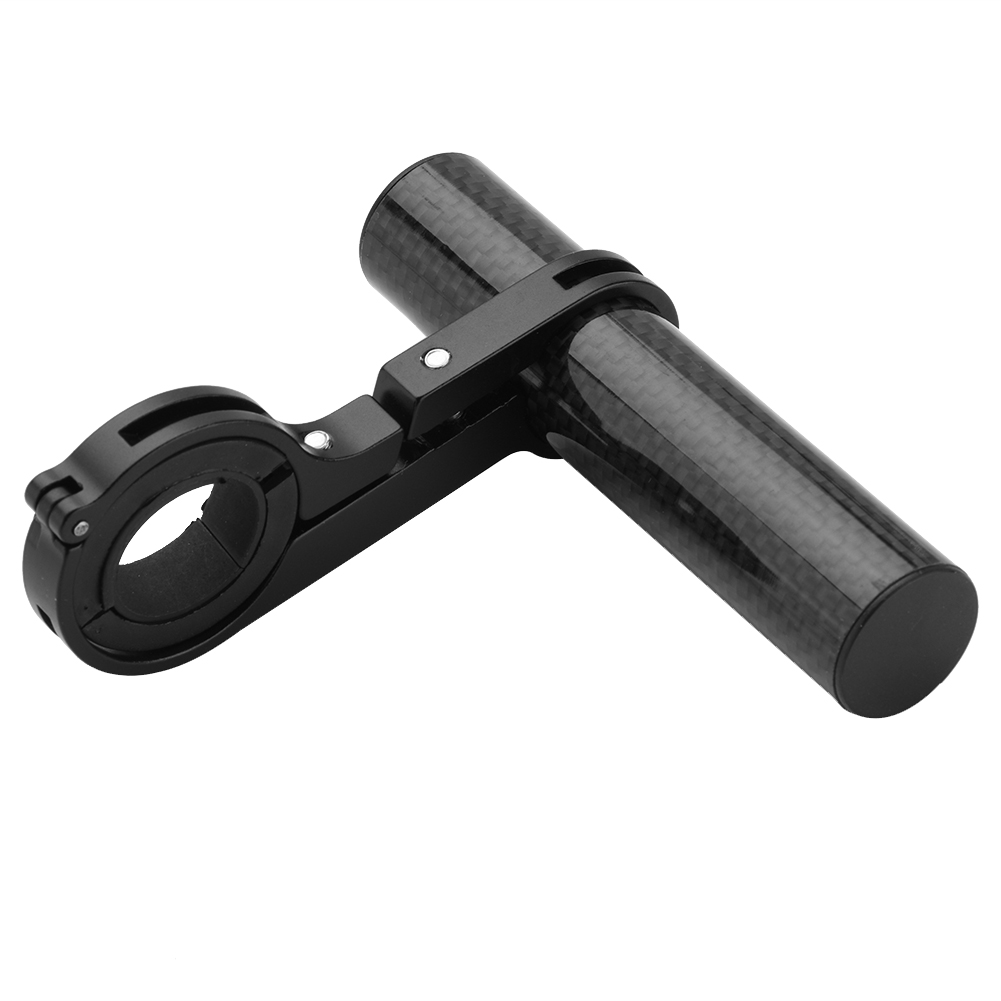Support De Lampe Pour Guidon De Vélo En Fibre De Carbone De 10 Cm, Compatible Avec La Plupart Des Vélos