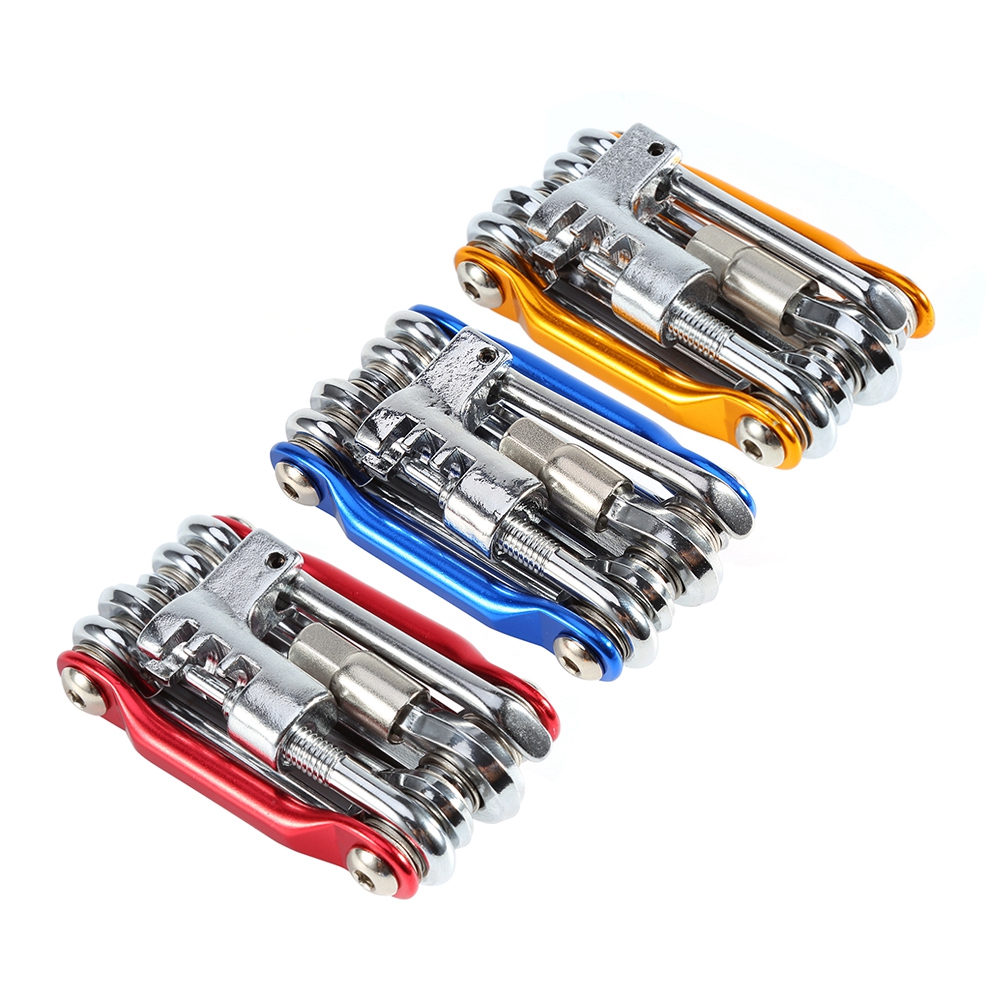 Outil De Réparation De Vélo 11 En 1 Transformers, Outil Multifonction Pliable De Poche Pour Vélo