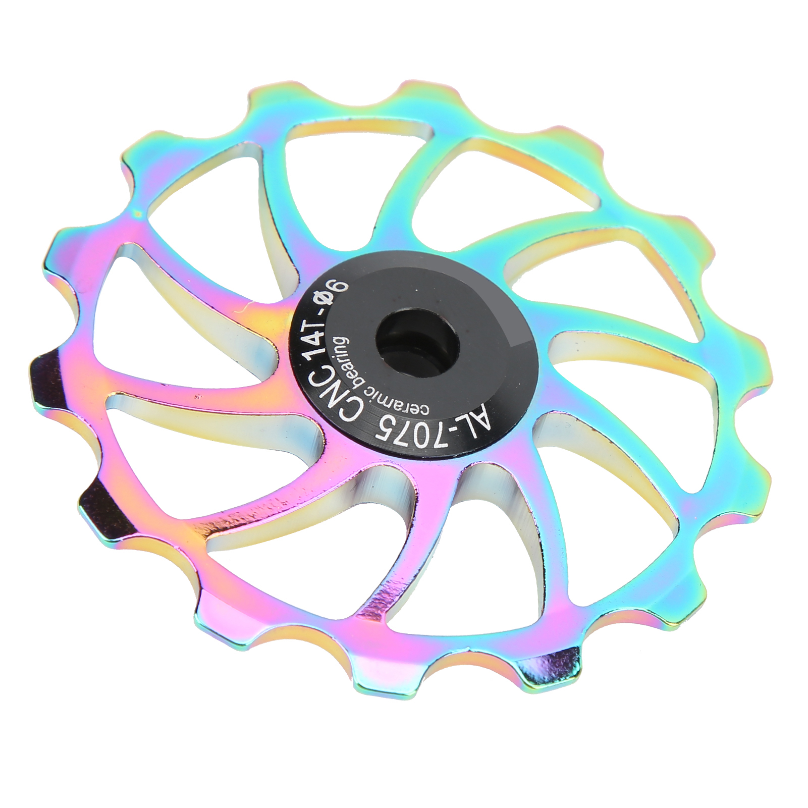 Galet De Guidage 14 Dents En Alliage D'Aluminium Pour Vélo De Montagne Pliant
