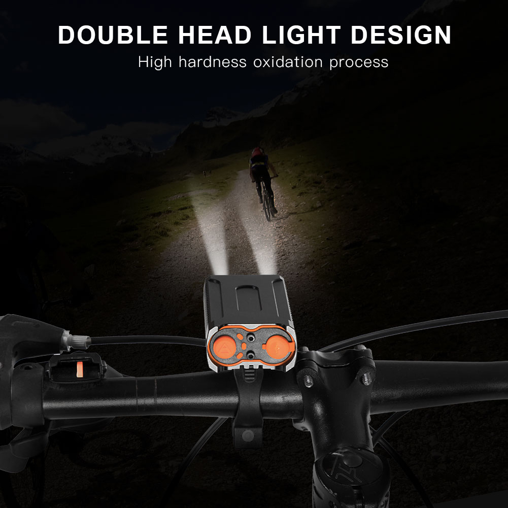 Lampe Torche Led 2000 Lm Pour Vélo, Rechargeable Par Usb, Idéale Pour Le Cyclisme.
