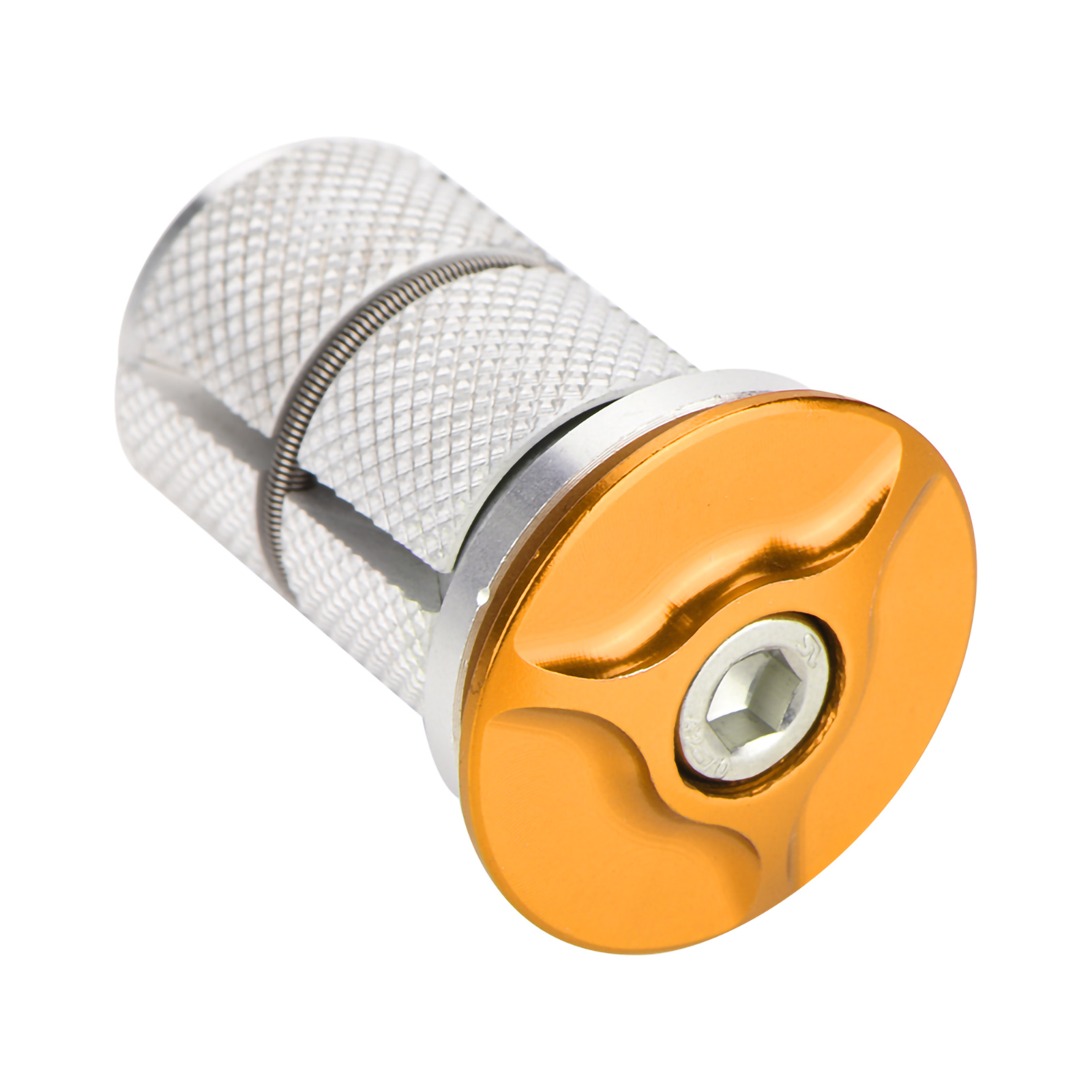 Bouchon Supérieur De Potence En Alliage D'Aluminium Pour Fourche De Vélo, 1/1,25 Pouce (doré)