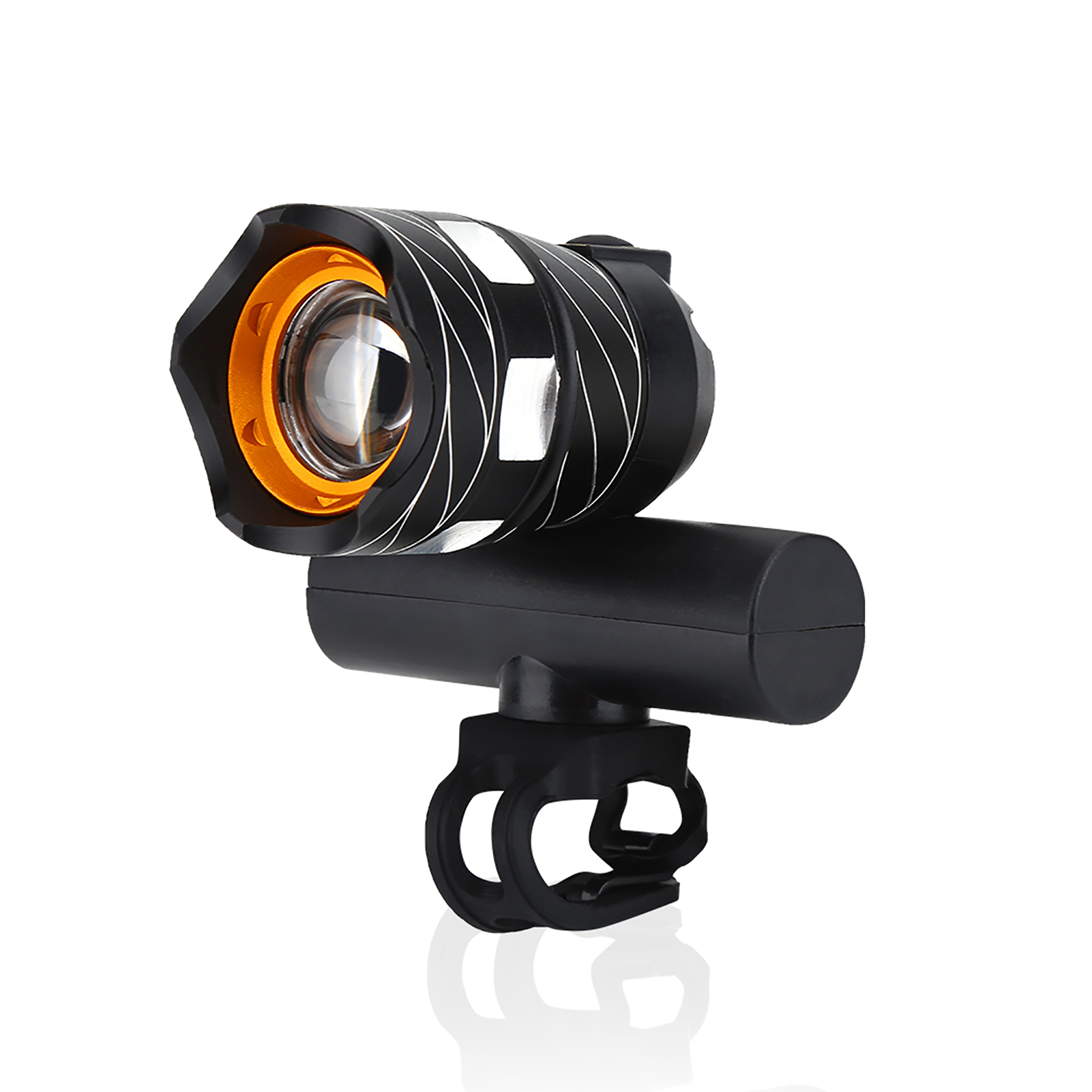 Phare De Vélo Rechargeable Usb, Étanche, Éclairage Avant Pour Guidon De Vélo, Lampe De Sécurité Pour Vélo