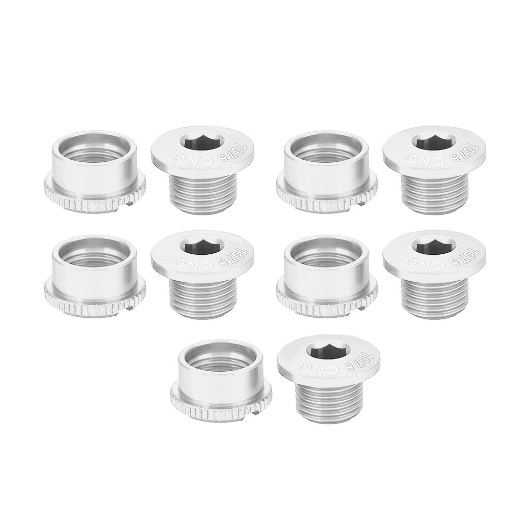 Vis, Boulons Et Écrous Pour Plateau De Vélo De Route, Pièces Détachées Pour Plaque Dentaire Monobloc Couleur Titane