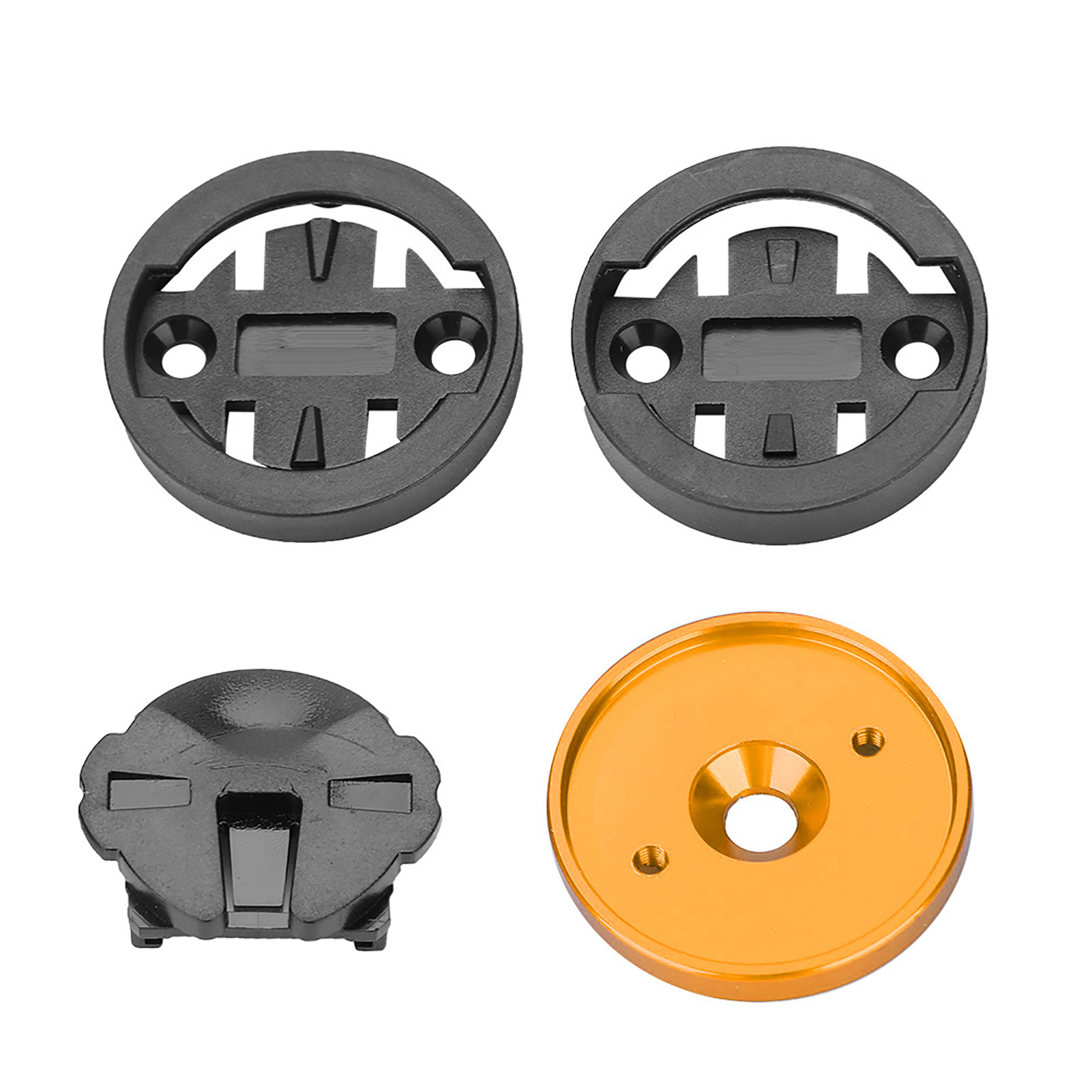 Support De Compteur Gps Pour Vélo De Route/vtt, Avec Capuchon De Potence Intégré (doré)