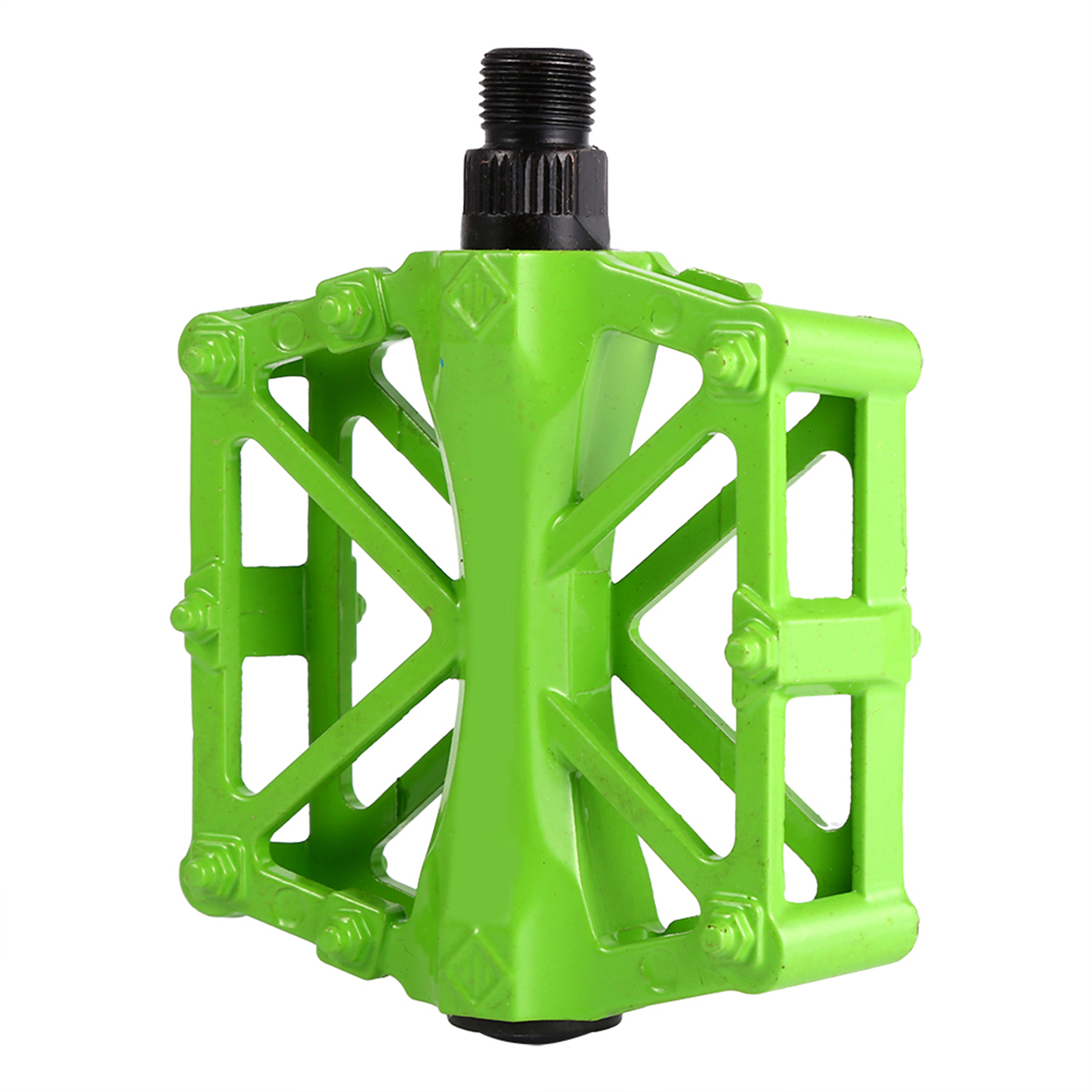 Paire De Pédales De Vélo Antidérapantes Et Durables En Aluminium Pour Vtt Et Vélo De Route (vertes)