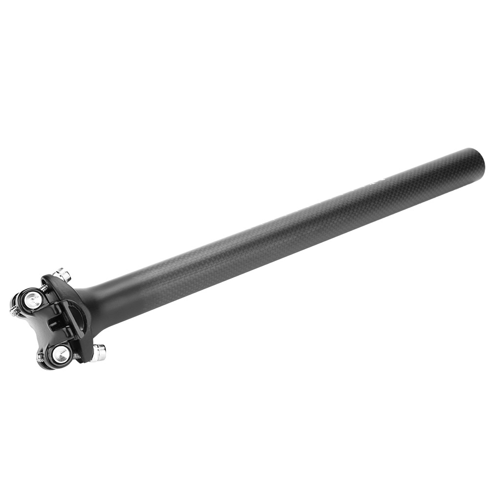 Tige De Selle De Vélo De Route/vtt En Fibre De Carbone, Antichoc (27,2 X 350 Mm)