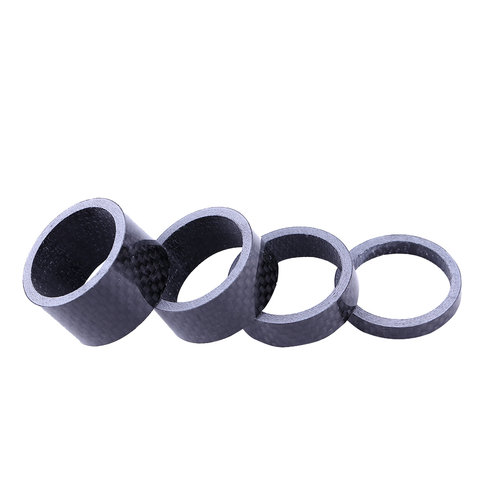 Rondelles D'Entretoise De Fourche Pour Jeu De Direction De Vtt En Fibre De Carbone, 4 Tailles