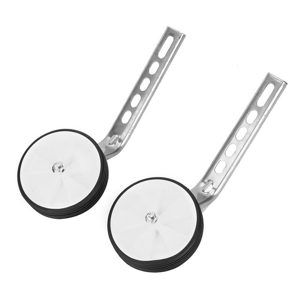 Lot De 2 Stabilisateurs Latéraux Réglables Pour Vélo Enfant 12-20" (blanc)