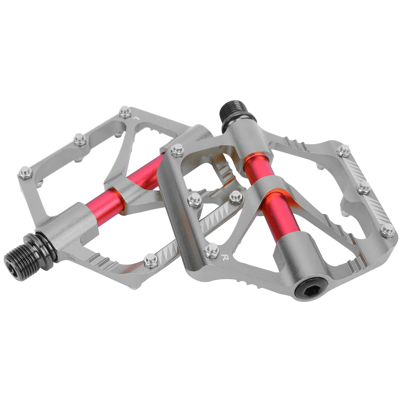 Pédales Wake Bike 3 Roulements En Alliage D'Aluminium, Résistantes, Pour Vtt. Accessoire De Pédales À Roulements En Titane.