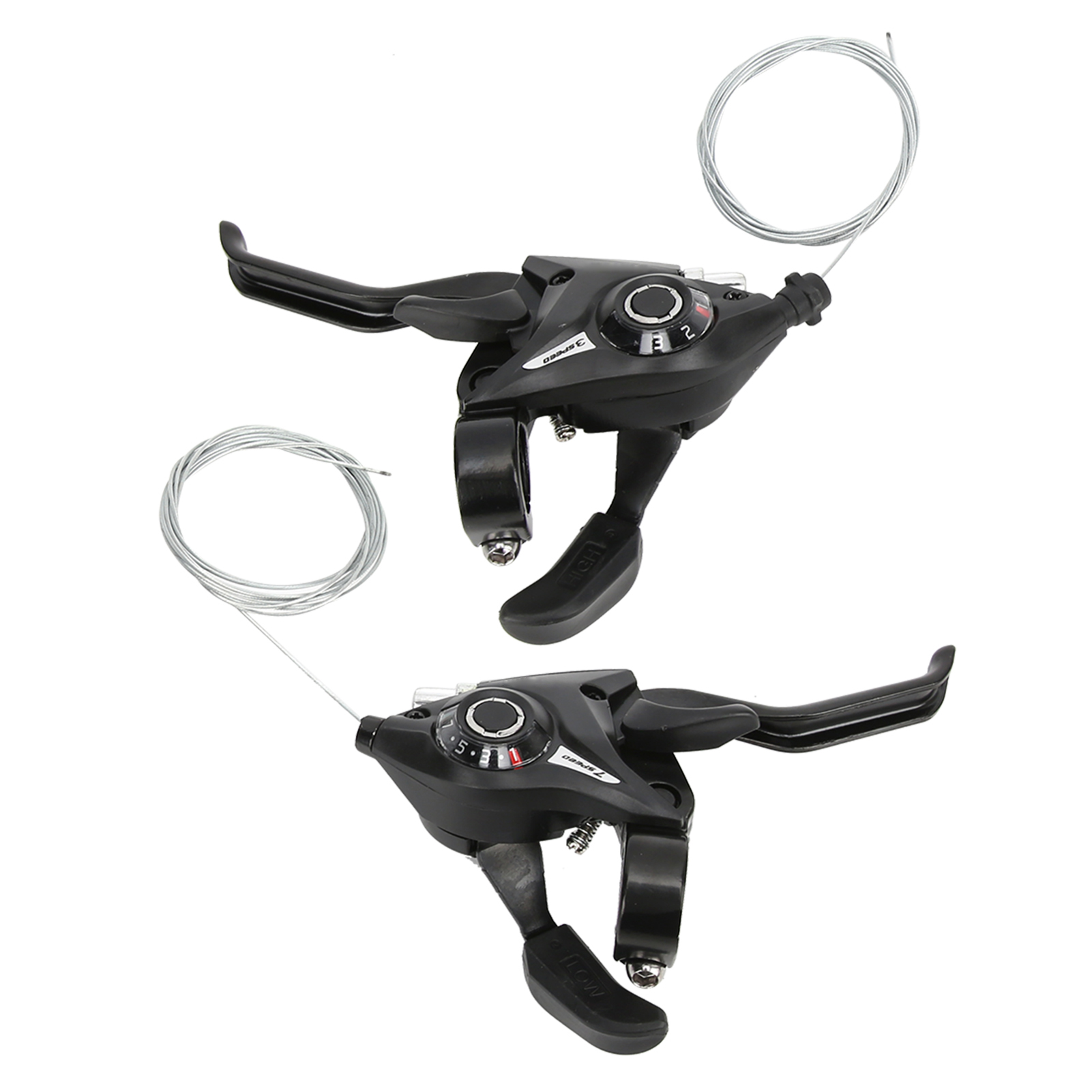 Manettes De Frein Et De Dérailleur Wake Pour Vtt Et Vélo De Route, Avec Câble De Dérailleur, 3x7 Vitesses, 21 Vitesses
