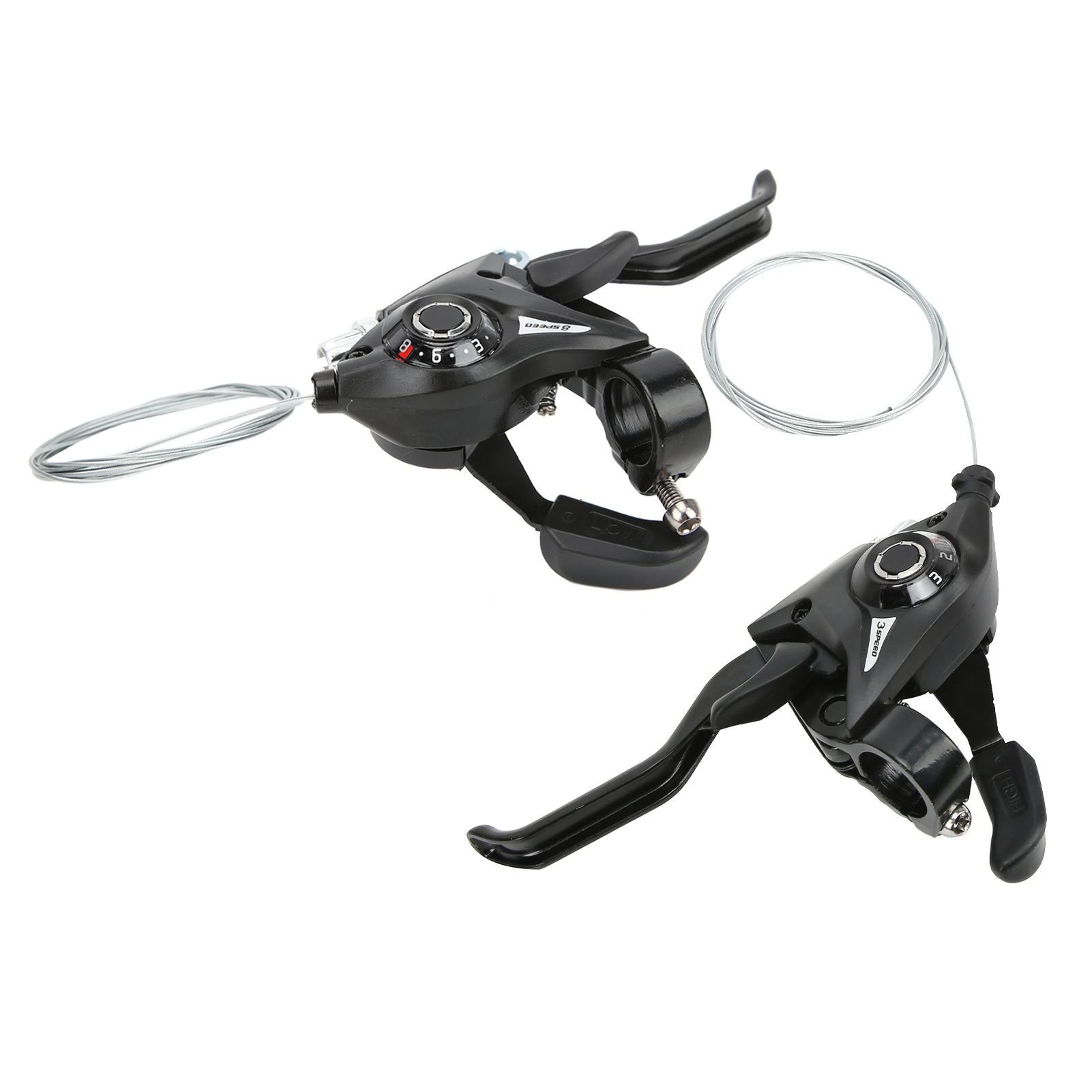 Manettes De Frein Et De Dérailleur Wake Pour Vtt Et Vélo De Route, Avec Câble De Dérailleur, 3x8 Vitesses, 24 Vitesses