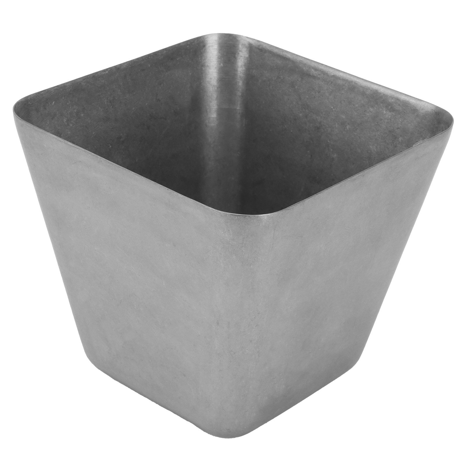 Quadratischer Retro-saucenteller Aus Edelstahl (567 Ml), Robust, Für Gastronomie Und Haushalt Geeignet, Vielseitig Verwendbarer Würzteller