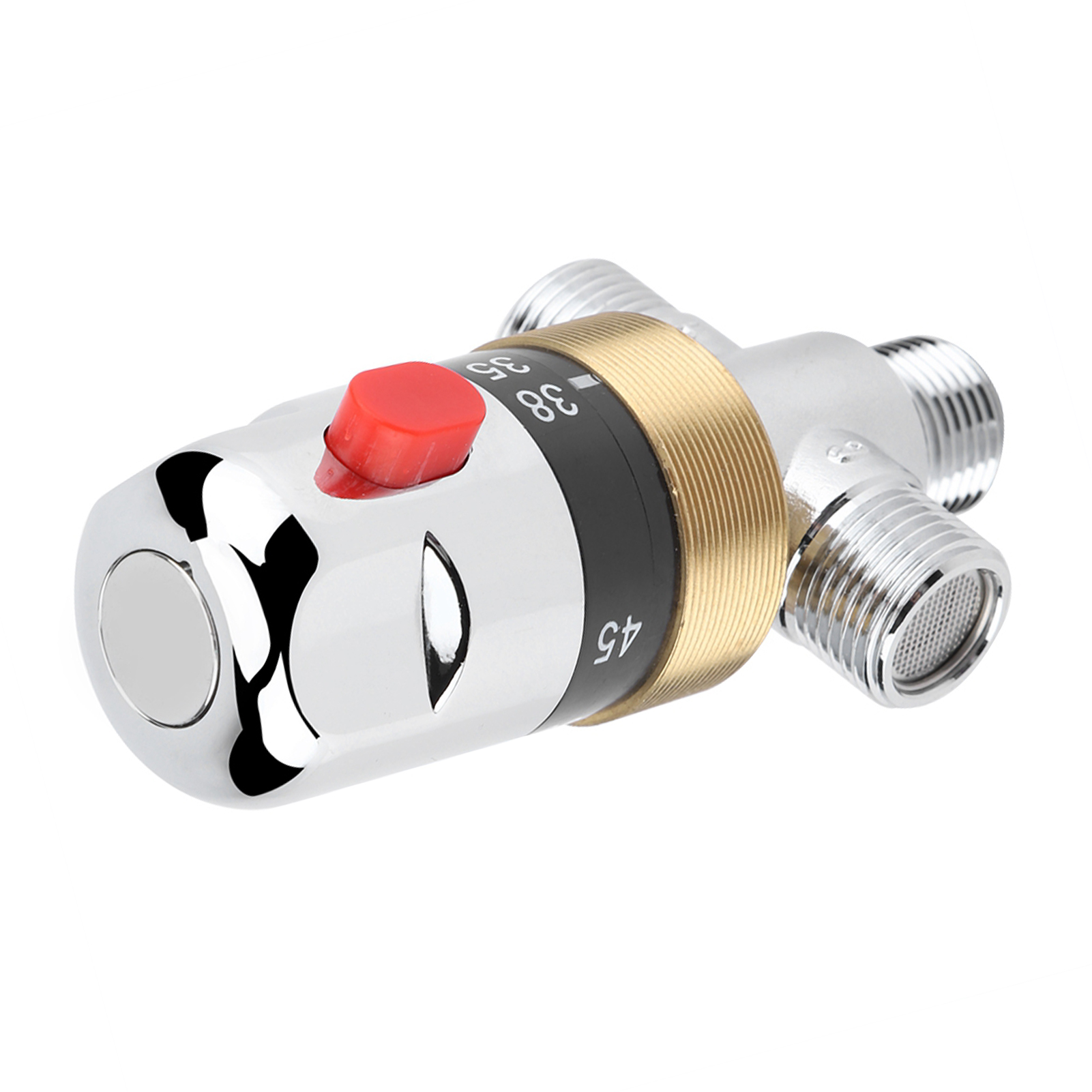 G1/2 Thermostat-badarmatur, Wassertemperaturregelventil, Wandthermostat Für Waschbecken, Präzise Steuerung, Mischbatterie, Standardinstallation.