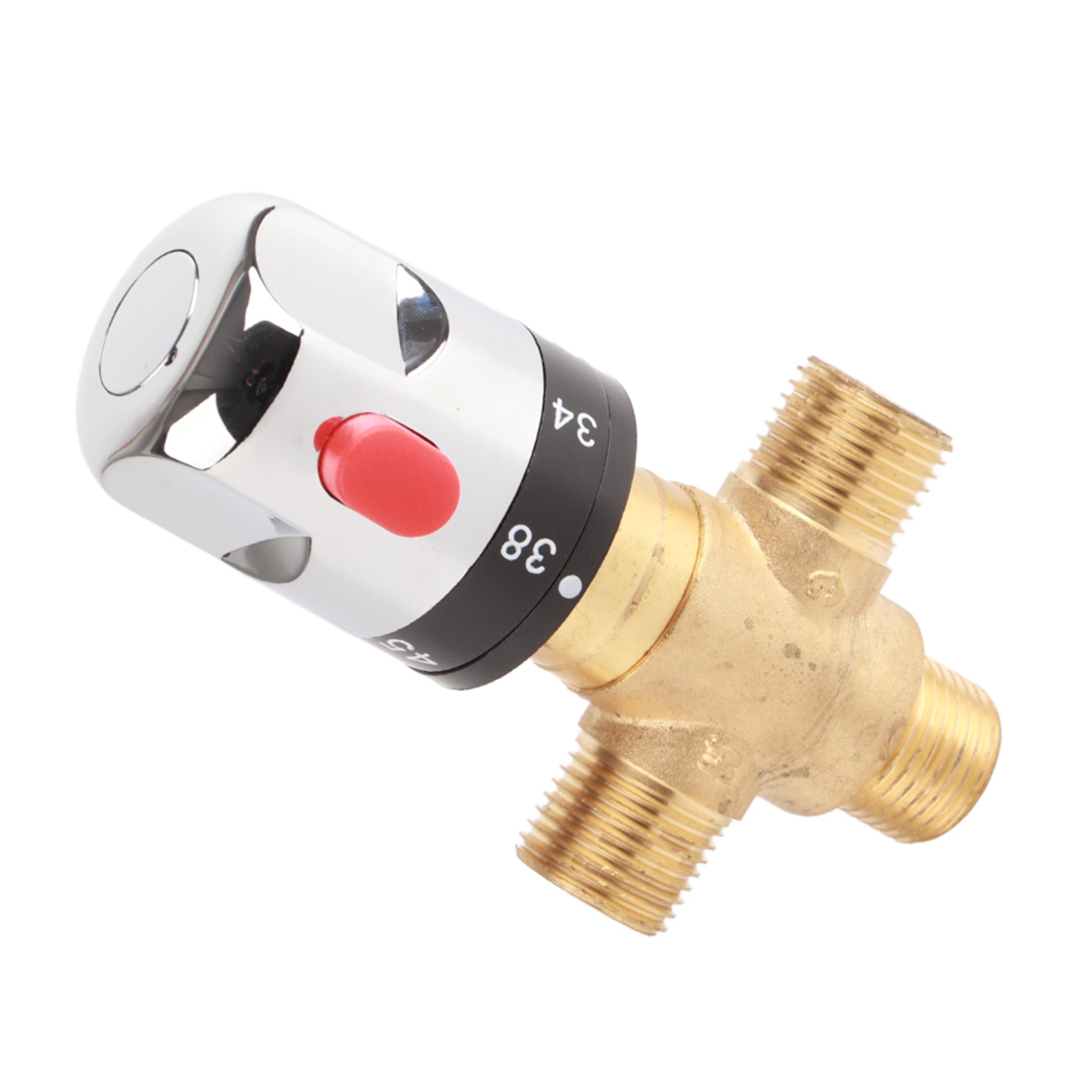 Thermostatische Mischbatterie Aus Messing Für Waschbecken, Wassertemperaturregelventil, Thermostatsteuerung, Wasserhahn, Badezimmerinstallation