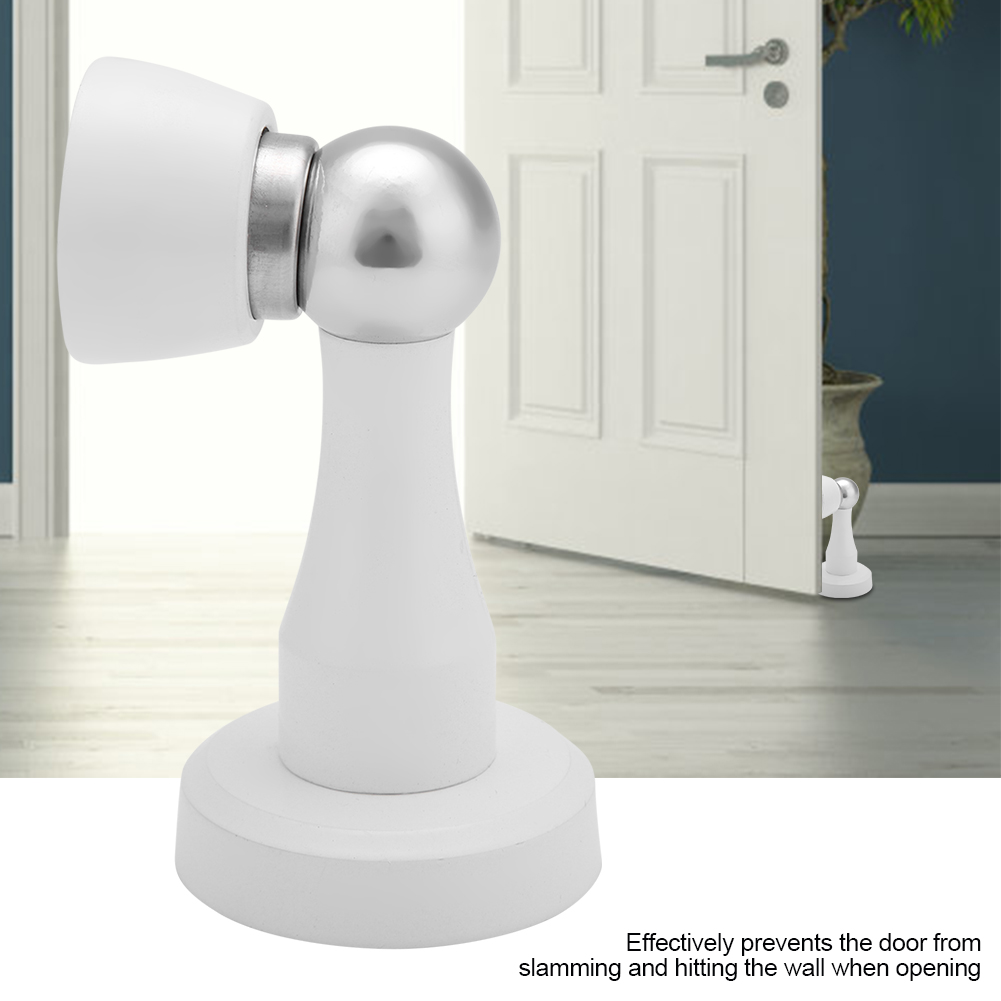 Set Mit 2 Starken Edelstahlmagneten Für Türen, Massiver Magnetischer Türstopper, Wandmontage, Hardware-zubehör