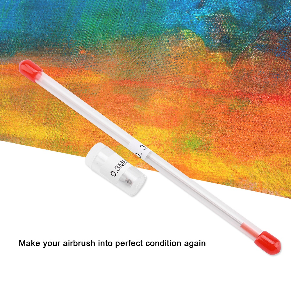 Ersatzdüse Und Nadel (0,3 Mm) Für Airbrush-pistolen, Sprühzubehör, Ersatzteilset Für Maler- Und Schminkarbeiten.