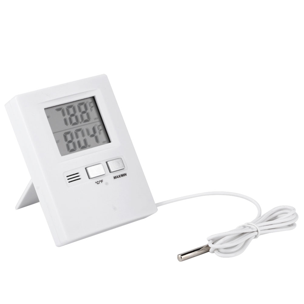 Hochpräzises Digitales Lcd-thermometer Für Den Innen- Und Außenbereich, Batteriebetriebenes Temperaturmessgerät, Tragbares Messgerät