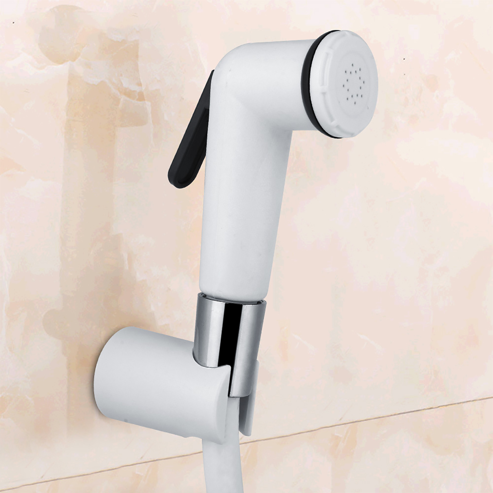 Tragbarer Abs-bidet-duschkopf Für Badezimmer, Handbrause Mit Schlauch Und Halterung, Hygiene-reinigungsset