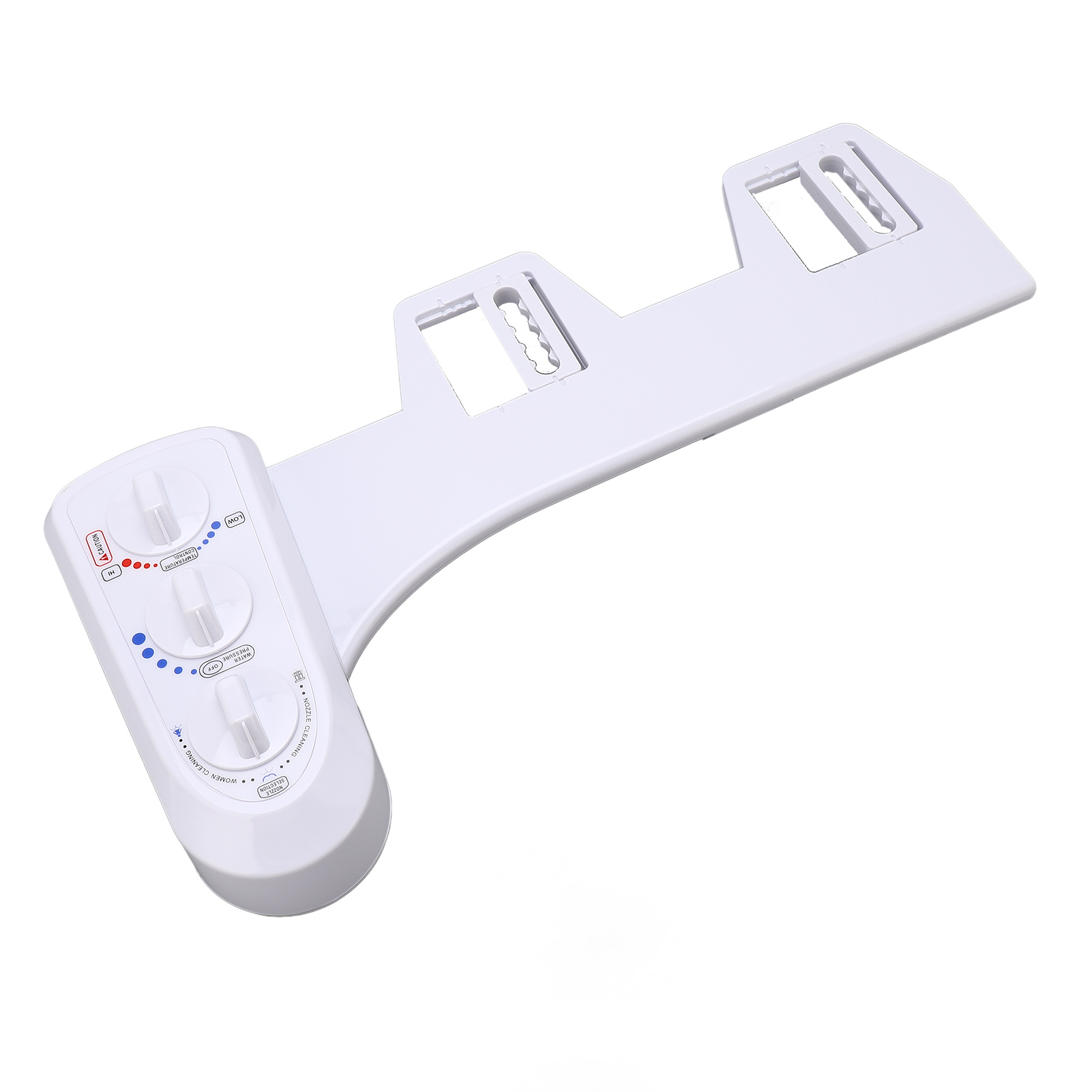 Selbstreinigender Bidet-wc-sitz Mit Zwei Düsen, Warm- Und Kaltwasseranschluss, Kein Stromanschluss Erforderlich, Wc-aufsatz Mit Sprühfunktion, Badezimmeraccessoire