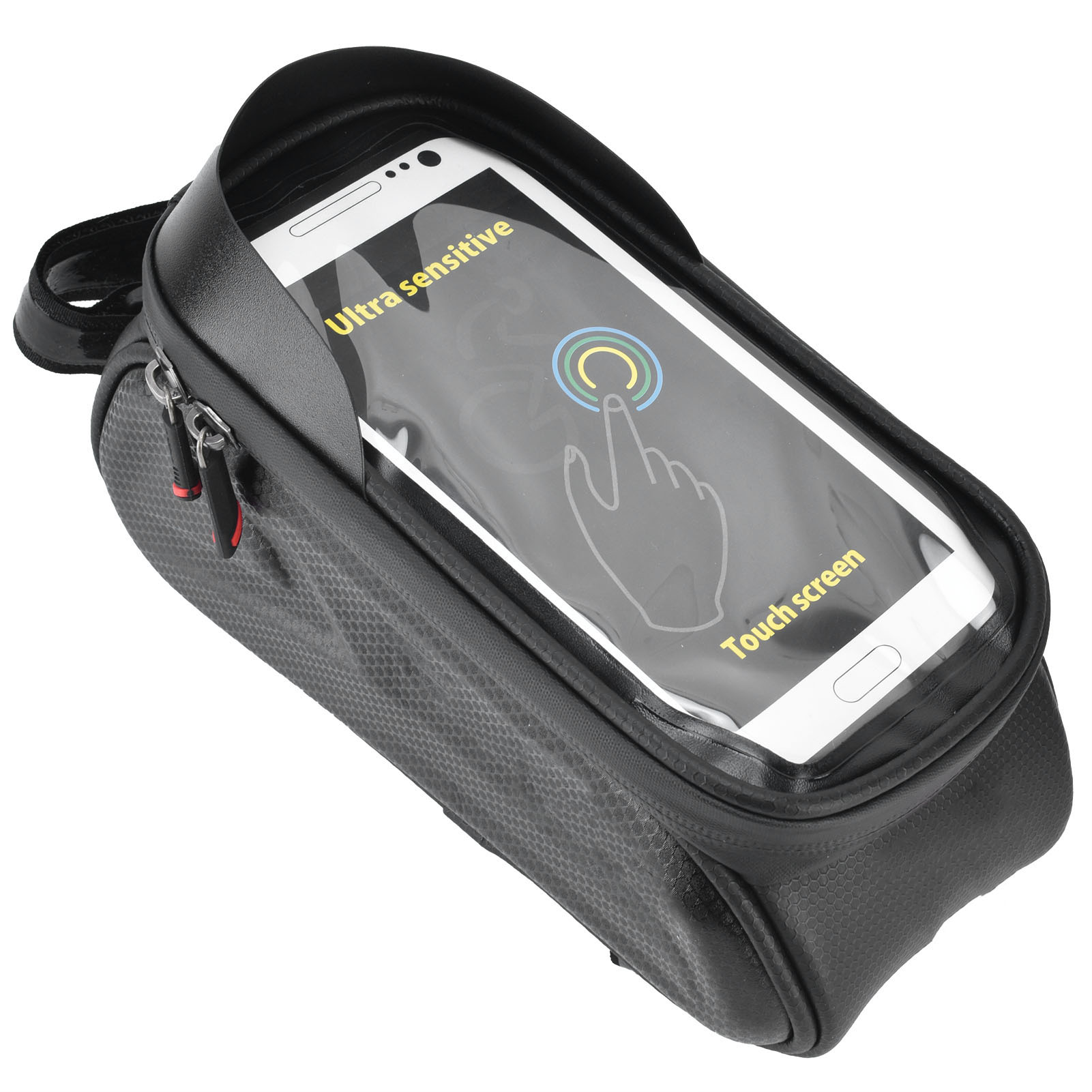 Wasserdichte Fahrradtasche Für Mountainbike Und Rennrad, Rahmentasche Für Tragbare Sättel, Touchscreen-handyhalterung Für Den Lenker, Outdoor-radsportzubehör