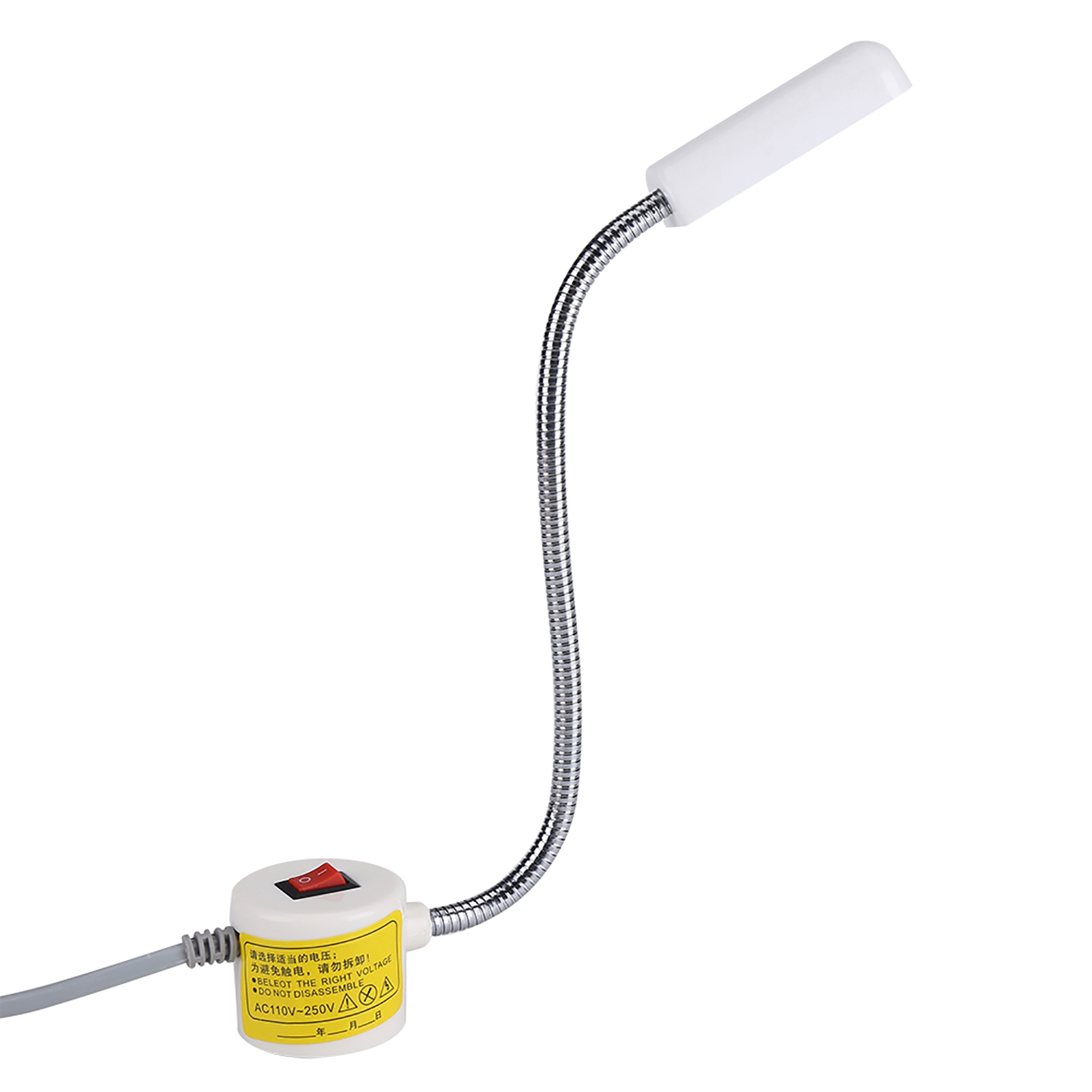 Magnetische Werkstattleuchte Mit 12 Flexiblen Leds, Usb-betrieben, 110–250 V, Für Nähmaschinen, Eu-stecker, Verstellbare Lampe