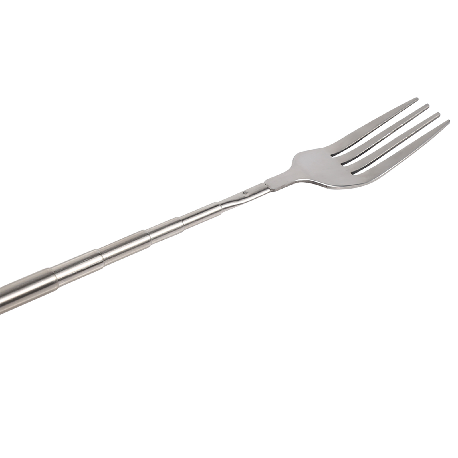 Teleskop-grillgabeln Aus Edelstahl Mit Langen, Ausziehbaren Griffen, Picknickbesteck Für Den Garten, 4er-set, Für Grillgerichte, Desserts, Obst Und Essen Im Freien