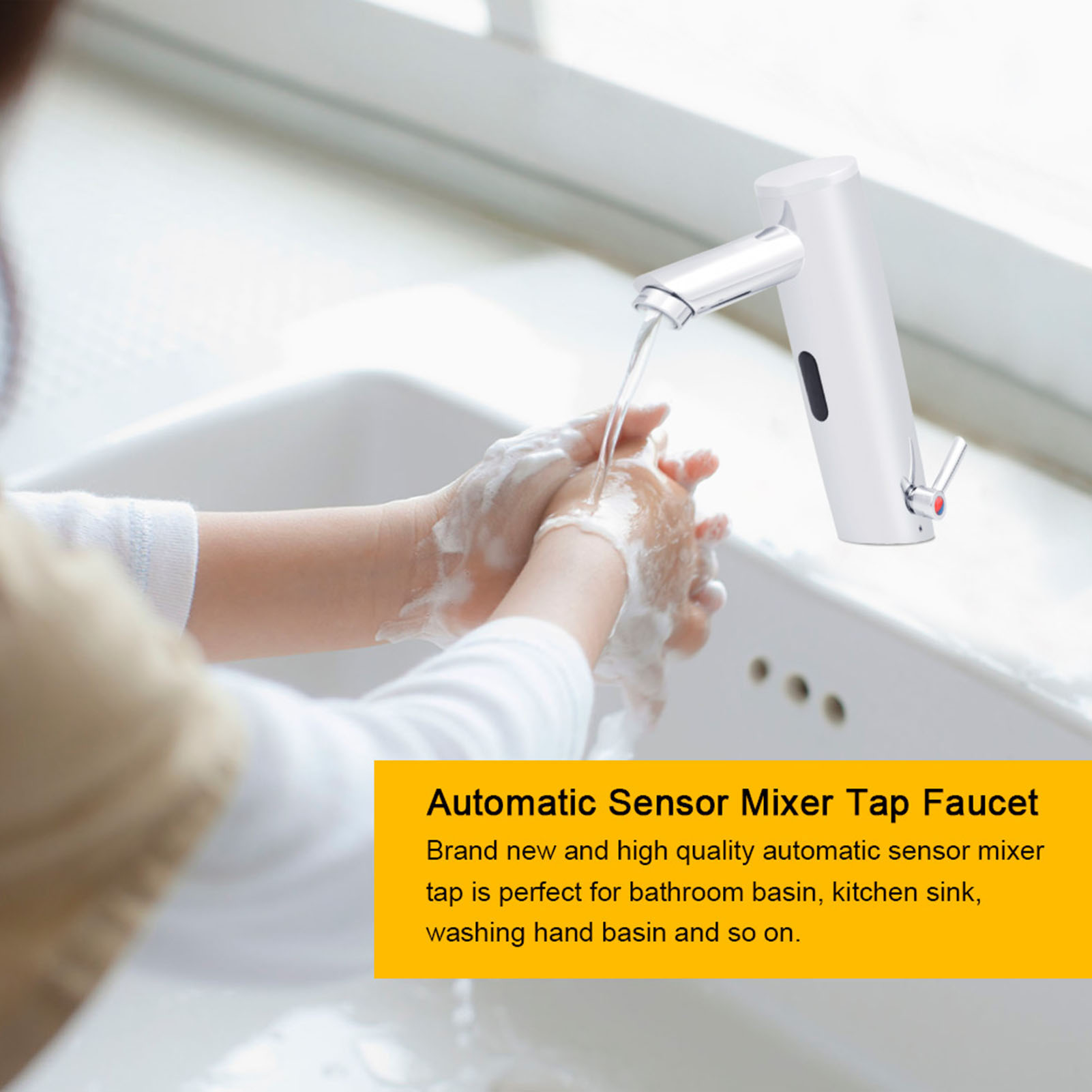 Mit Automatischer Abfallsensor-batterie, Batterie Für Warmwasser, Für Abwasser Und Küchenwasser.