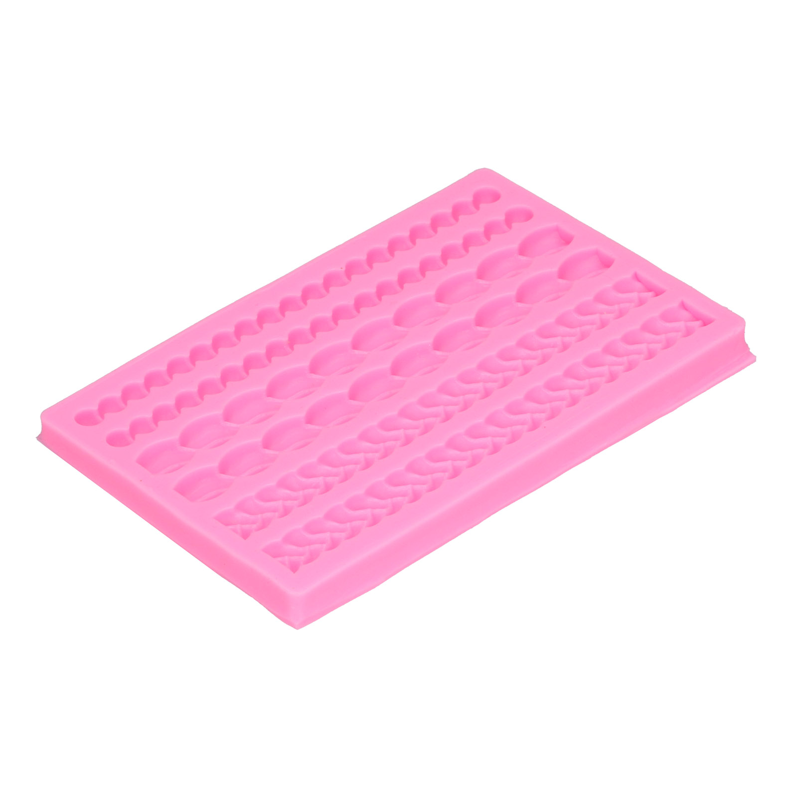 3d-silikonform Geflochtene Perlenkette, Diy-kuchenform Zum Kochen, Backen, Perlenartige Form, Kreative Backform, Dekorationswerkzeug.