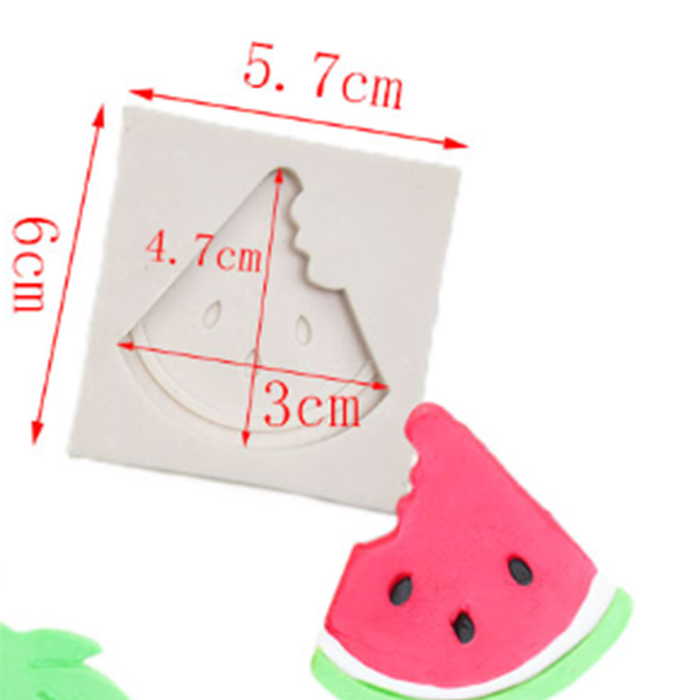 Hitzebeständige, Abwaschbare Silikon-wassermelonenform Für Schokolade, Desserts, Kekse, Gebäck, Wiederverwendbar, Leicht Zu Entformen, Standardgröße, Ideal Zum Kochen.