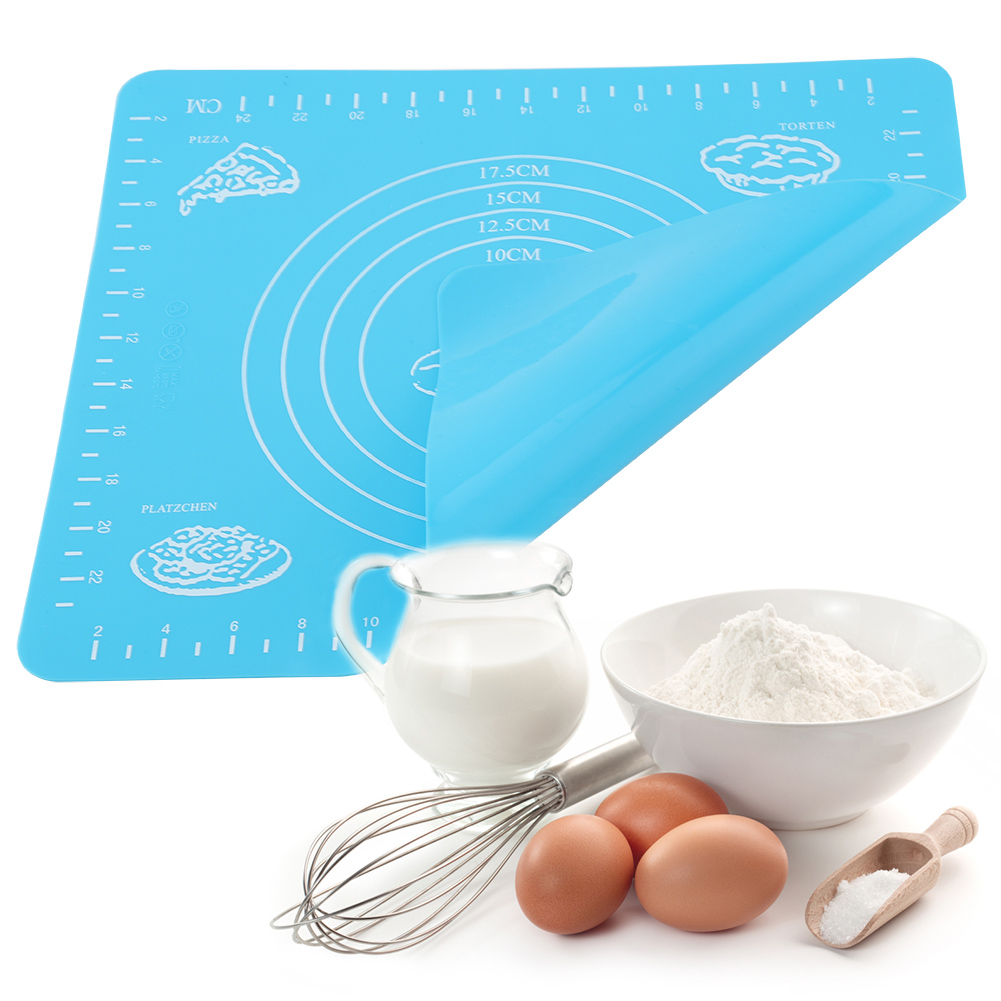 Rutschfeste Silikon-backmatte, Antihaftbeschichtetes Nudelbrett Zum Ausrollen Von Teig, Schutzmatte Für Backofen Und Arbeitsfläche.