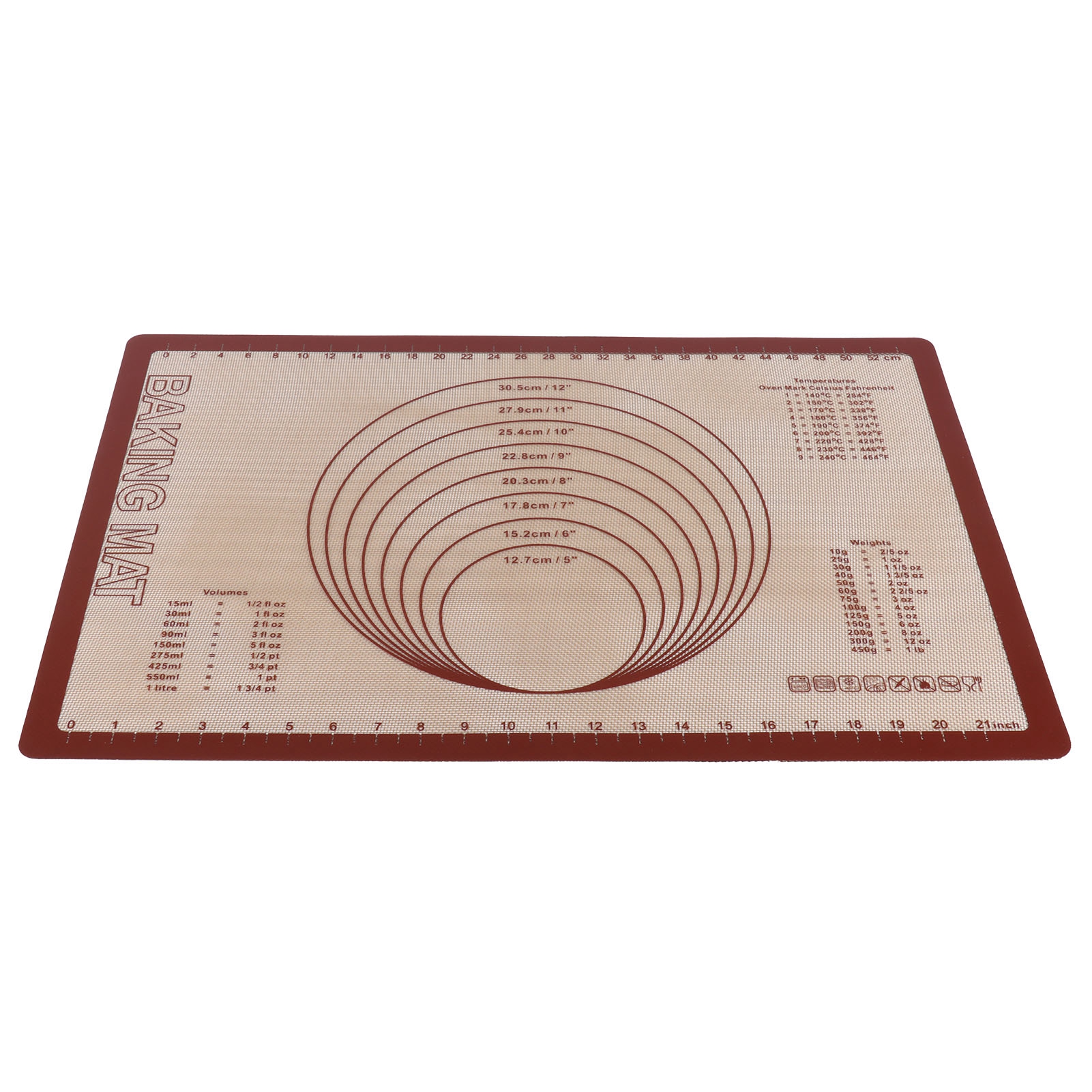 Backmatte Aus Silikon Und Fiberglas, Antihaftbeschichtetes Knetbrett, Wiederverwendbares Backblech Für Gebäck Und Kochen