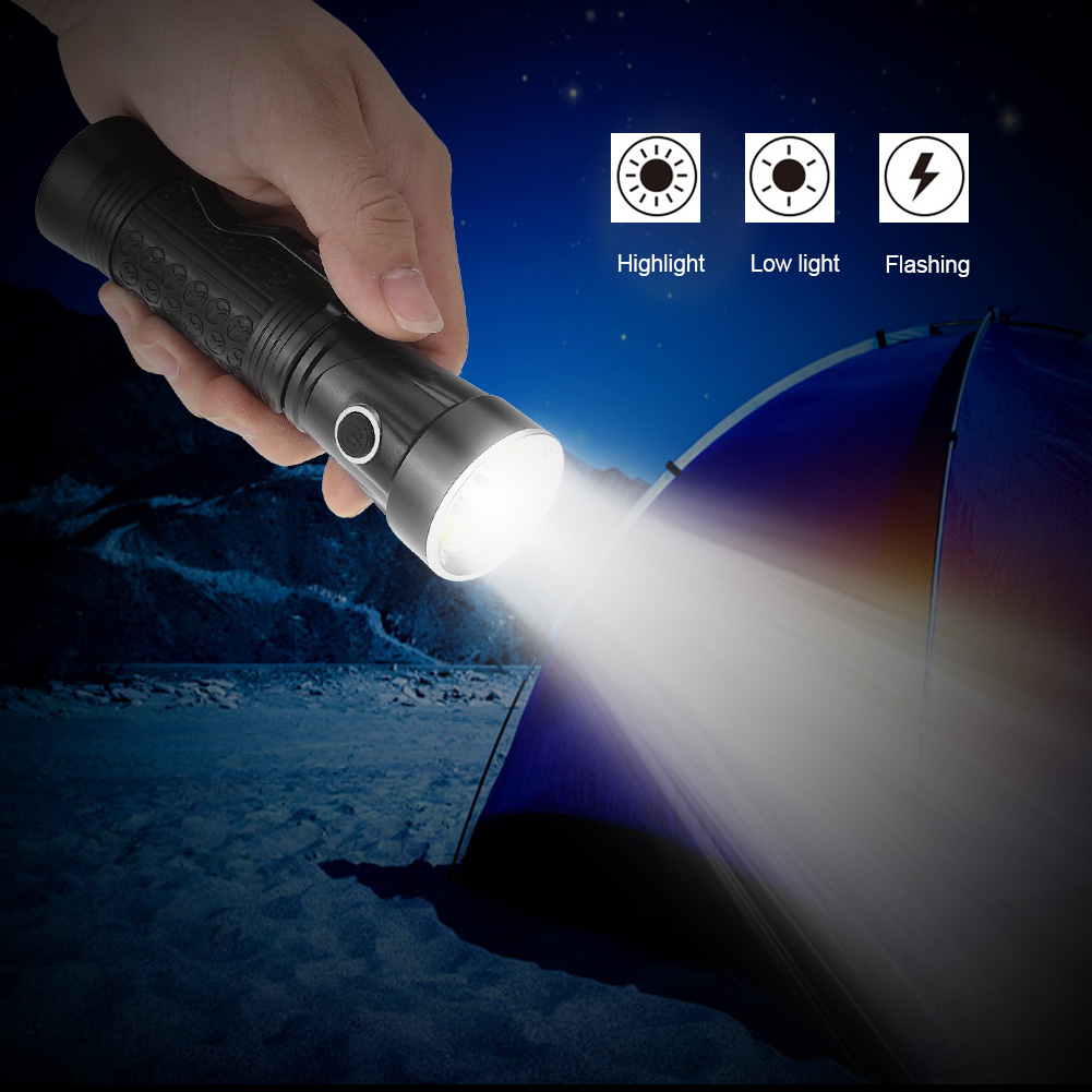 Faltbare, Magnetische T6 + Cob Led-taschenlampe Mit Rücklicht, Wiederaufladbare Inspektionslampe, Vielseitiges Beleuchtungswerkzeug