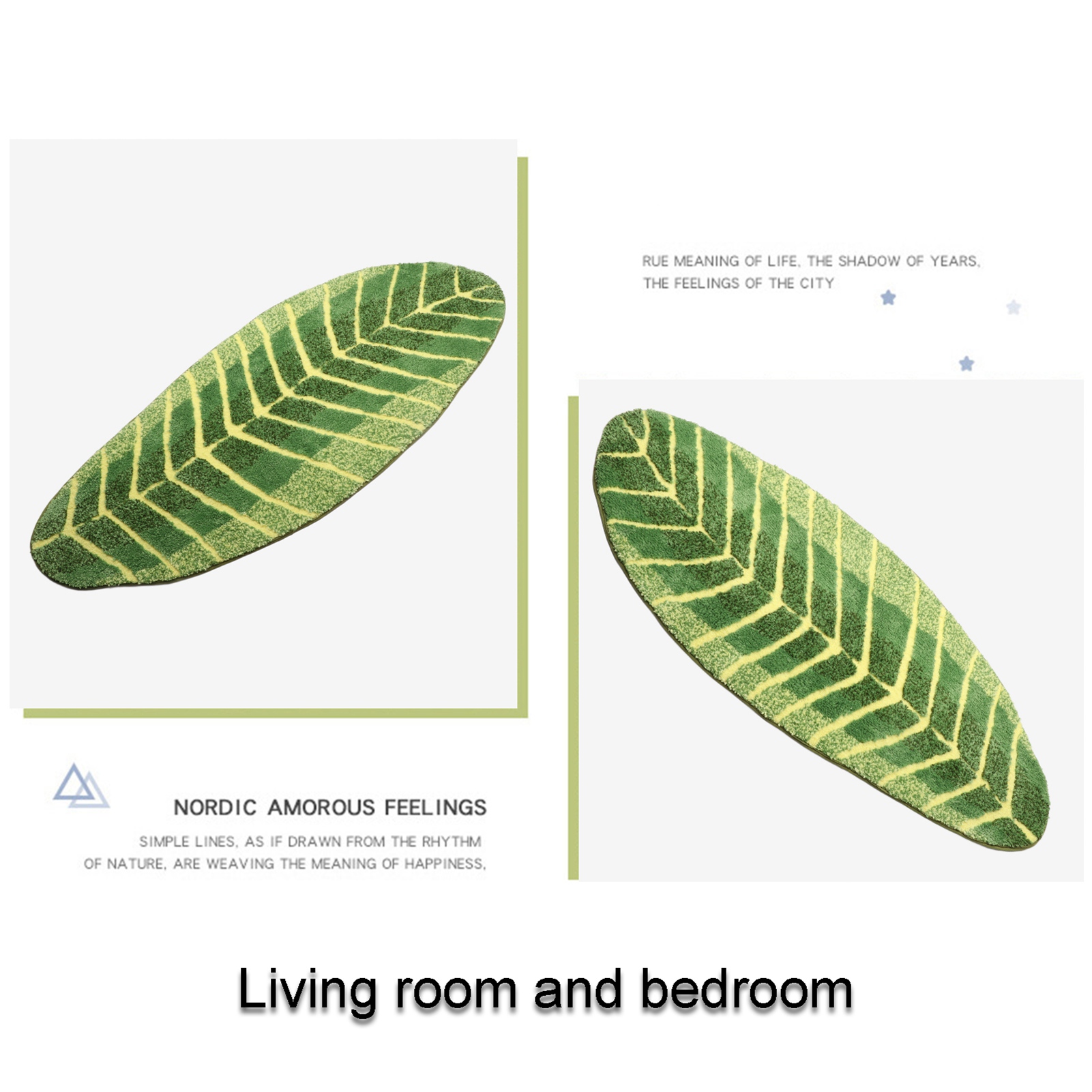 Rutschfeste Fußmatte Für Flur, Wohnzimmer, Couchtisch, Badezimmer, Schlafzimmer, Weiche Tagesdecke, 1er-set, Modernes Design