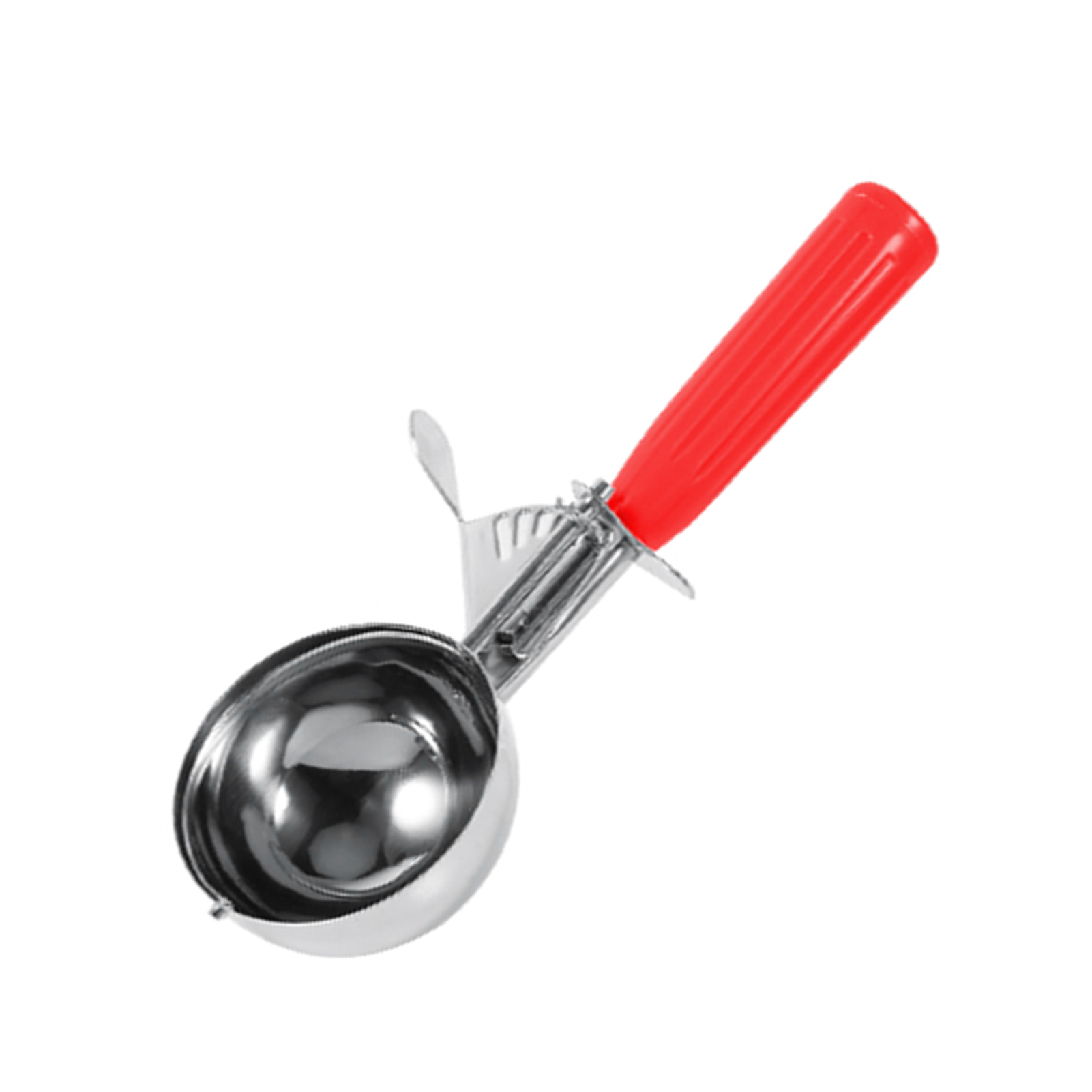 Praktischer Eisportionierer Und Obstlöffel Aus Edelstahl, Kunststoffgriff, Küchenhelfer Für Desserts Und Eiscreme, Durchmesser 5,2 Cm, 1 Stück Pro Packung.