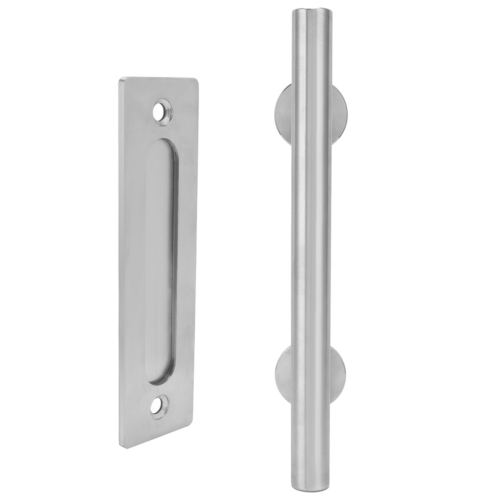 Scheunentürgriff Aus Edelstahl, Doppelseitiger Zuggriff Für Garagentor, Schuppen, Kleiderschrank, 2 Stück