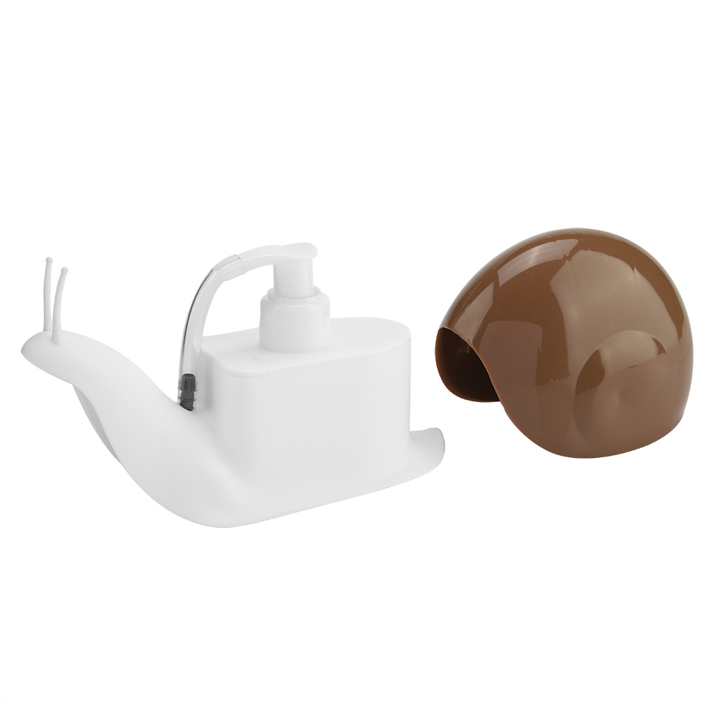 Wandmontierter, Schneckenförmiger Flüssigseifenspender, Badezimmer-lotionpumpe, Braunes Zubehör, 500-ml-flasche