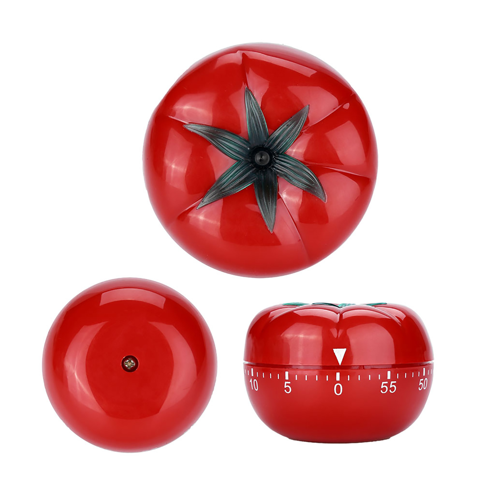 Mechanischer Timer In Tomatenform Mit 60 Minuten Laufzeit, Küchen- Und Backhilfe, 6,3 X 4,5 Cm, Retro-kochtimer Für Backofen Und Speisenzubereitung.
