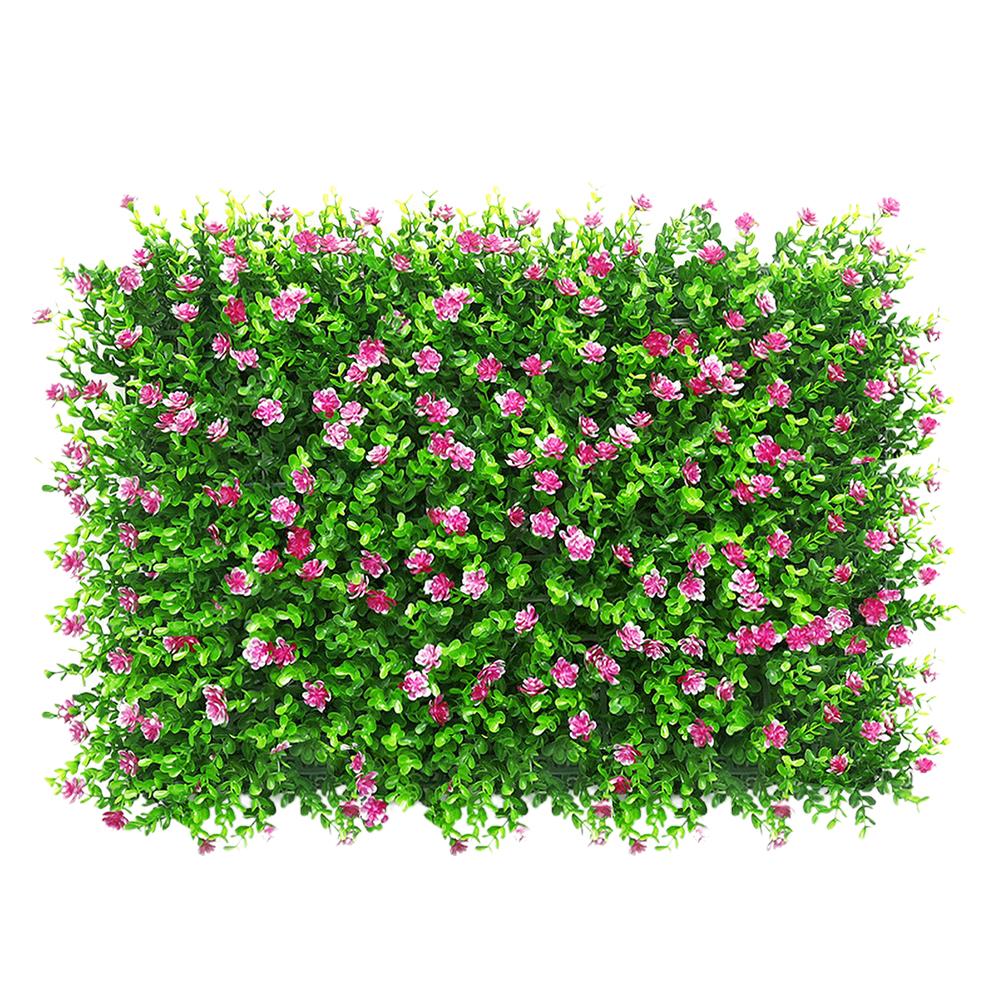 Kunstrasenteppich, Künstliche Pvc-hecke Für Gartenzäune, Außendekoration Für Terrassen Und Innenhöfe, Pflegeleicht, Natürlich Grün