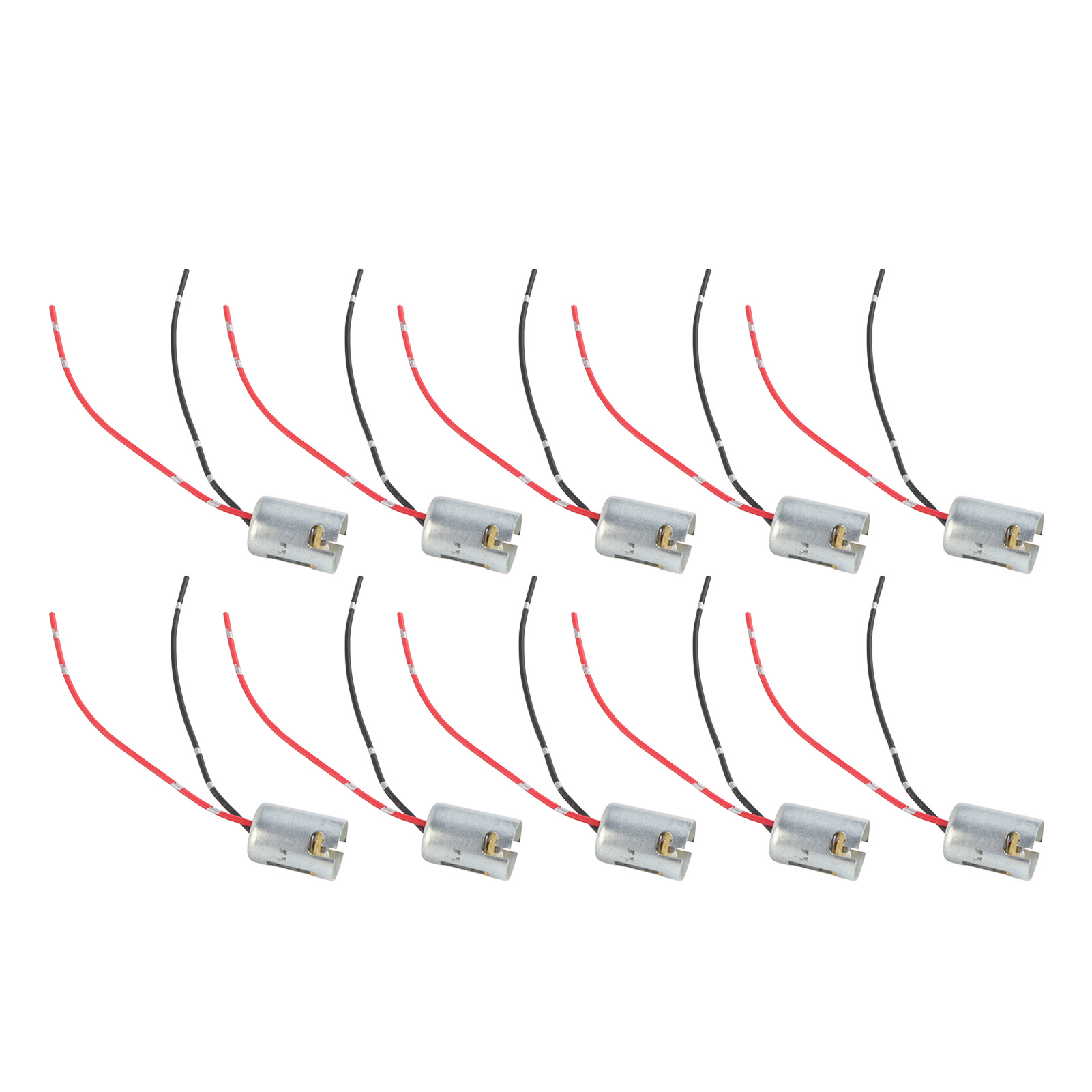 10 Stück Led-blinkerlampenfassungen (1156) Mit 3,5-zoll-lichtkegel, 12 V Dc, Flexibel Für Blinker