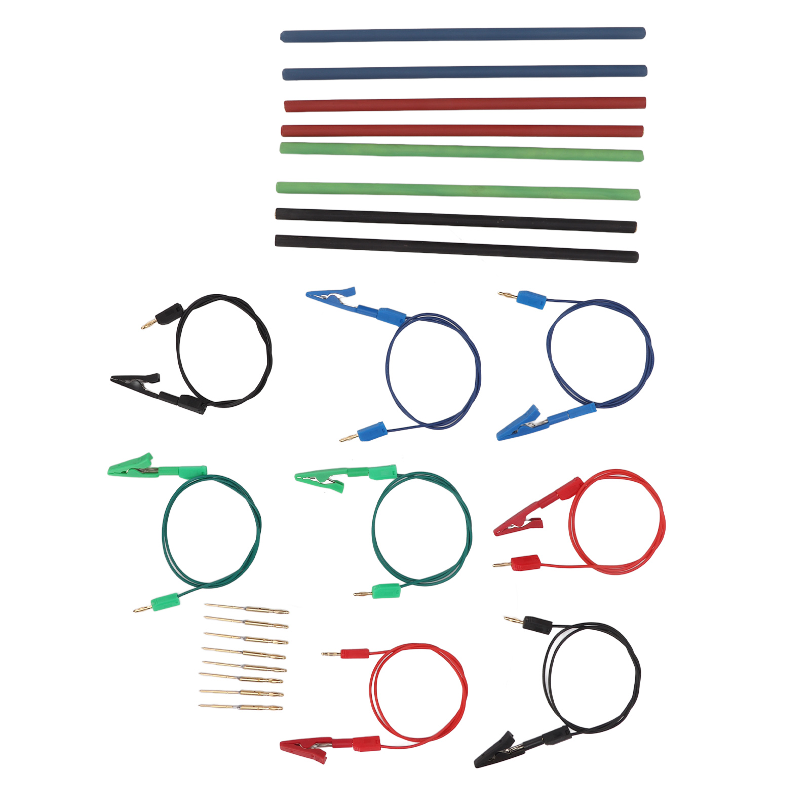 Set Aus 5 Bdm-prüfleitungen Mit Klemmen Und Messspitzen, Ausgezeichnete Elektrische Leitfähigkeit, Professionelles Kfz-diagnosewerkzeug Für Steckverbinder Und Messspitzen.