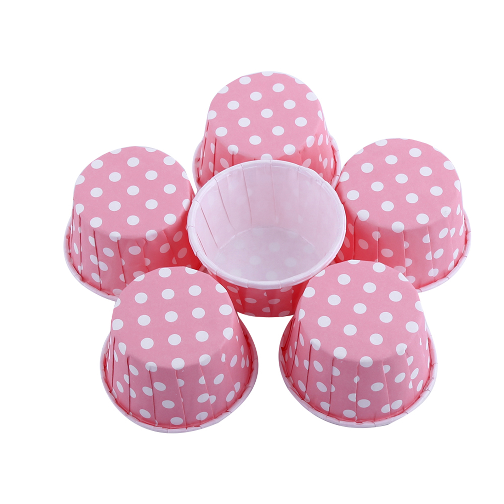 100 Papier-muffinförmchen, Einweg-muffinförmchen, Rosa Backförmchen, 100er-packung Für Partys Und Hochzeiten