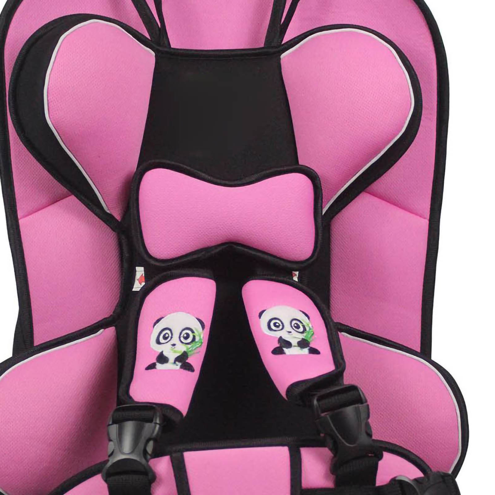 Tragbarer, Wandelbarer Kindersitz Mit Hoher Rückenlehne Aus Polypropylen Für Babys Und Kinder, Rosa