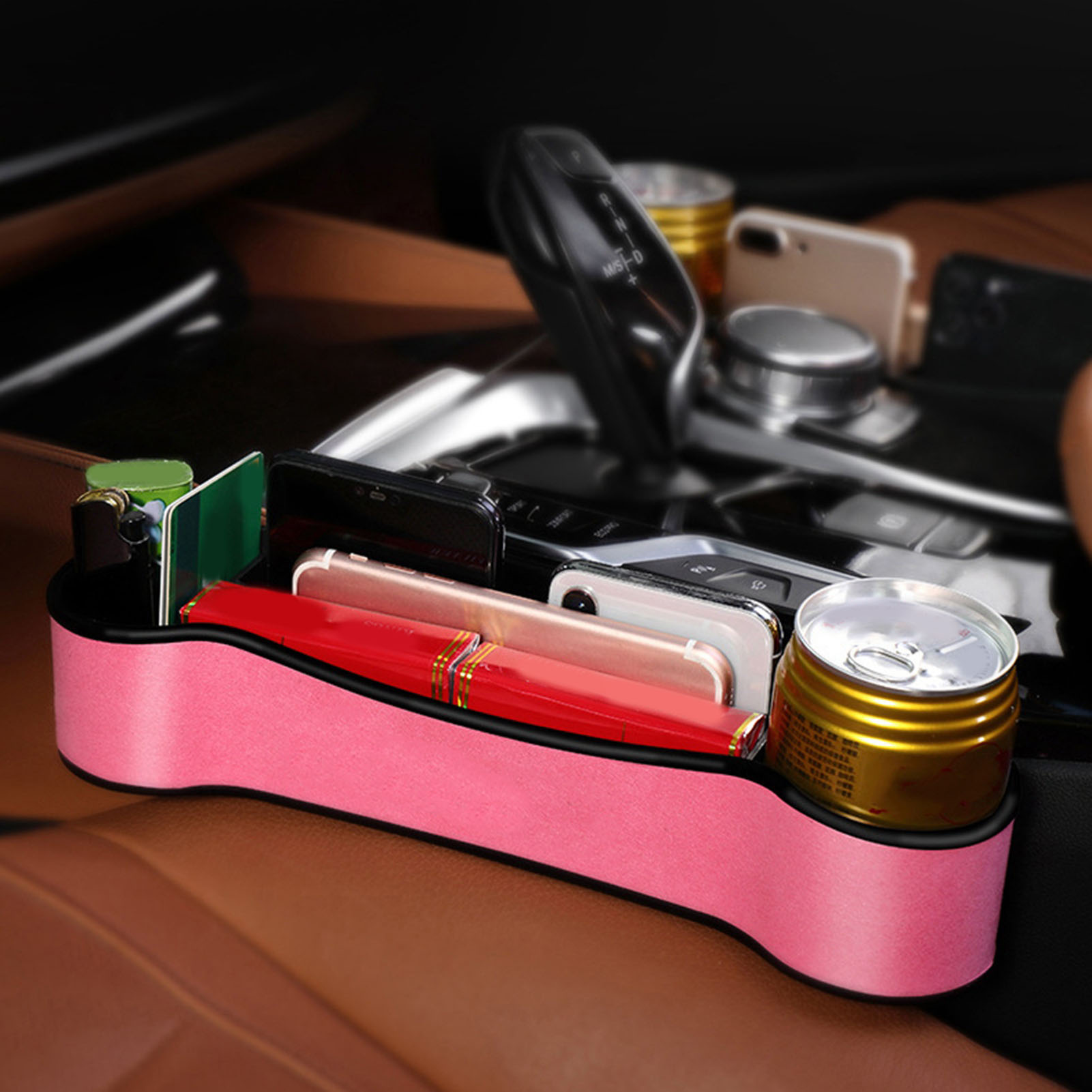 Aufbewahrungsbox Für Autositze, Seitentasche, Interieurleiste Für Bmw 3er, X1, X2, X3, X5, Rosa, Praktische Aufbewahrungsbox