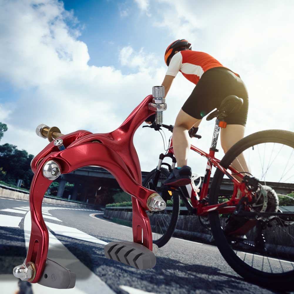 Outdoor Cycling Fahrrad Highway Bremsenset Rennrad Mountainbike Zubehör (rot)