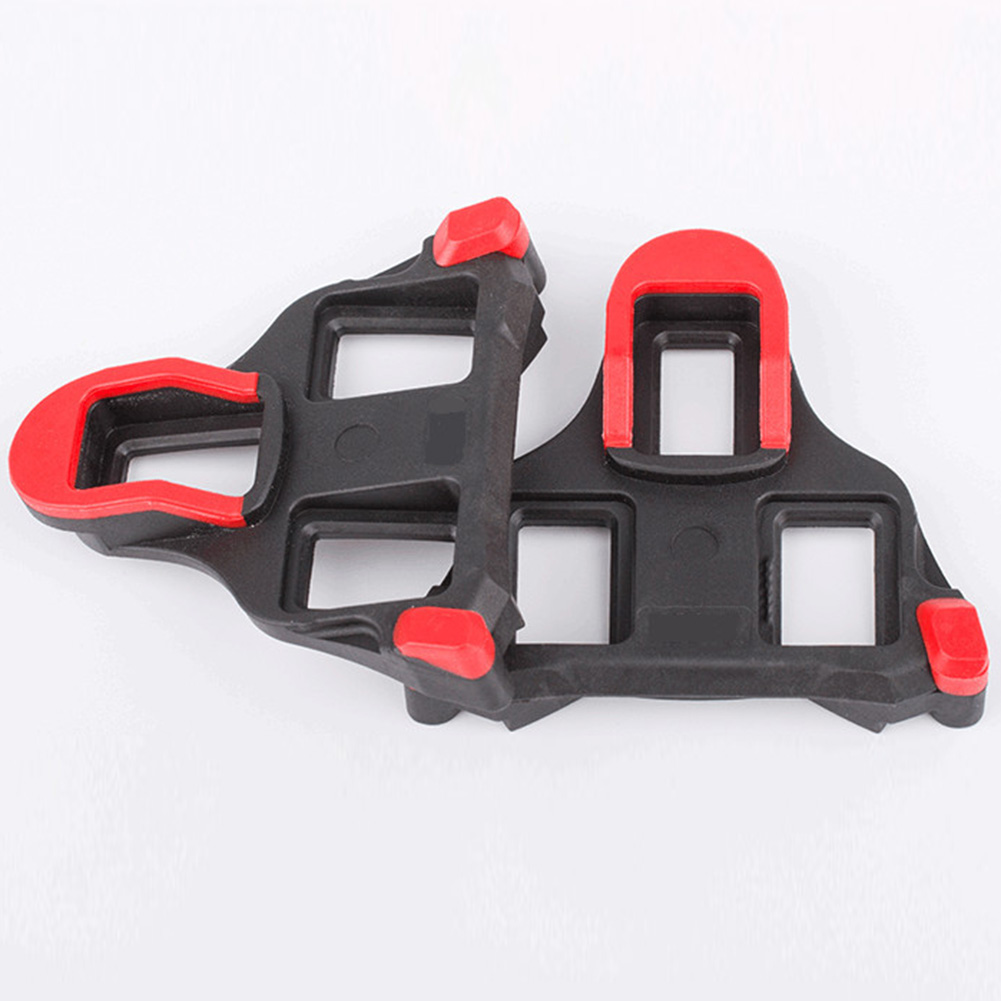 1 Paar Fahrradschuh-cleats Mit Schnellverschluss Für Outdoor-radsportzubehör, Rot