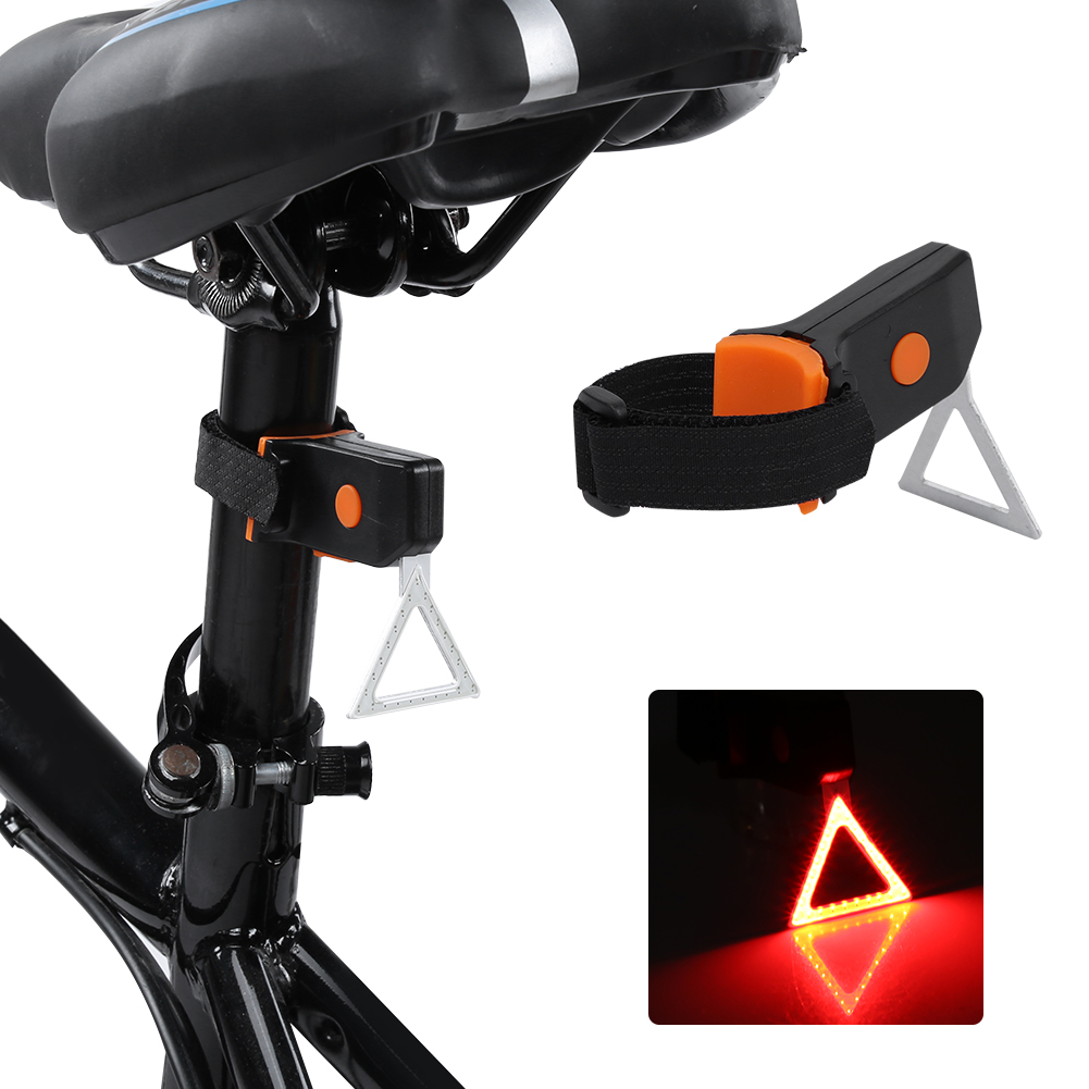 Usb-lade-led-rücklicht, Wasserdicht, Rot, Für Mtb-fahrrad, Trigon