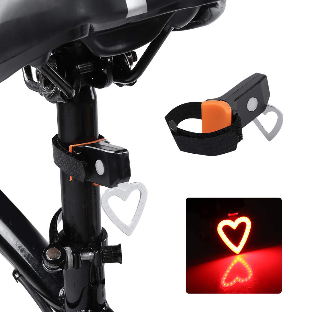 Usb-lade-led-rücklicht, Wasserdicht, Rot, Für Mtb-fahrrad, Mountainbike